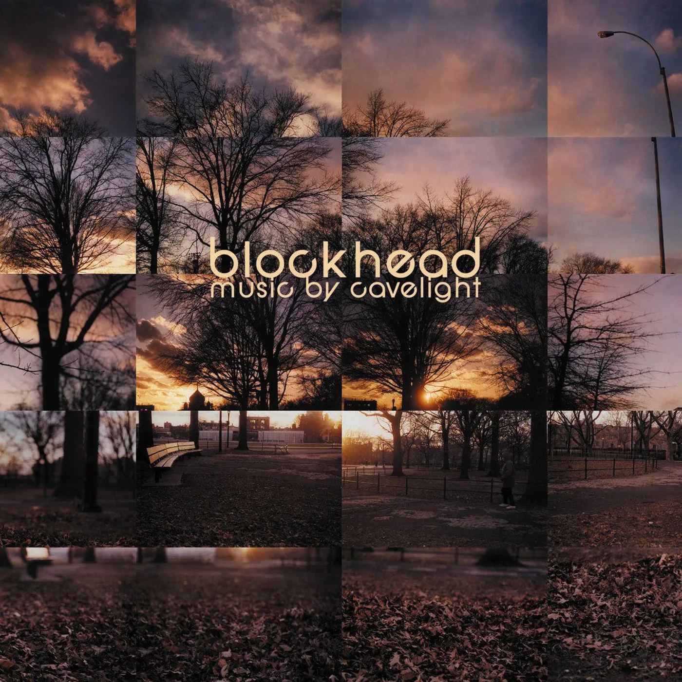 Blockhead Music By Cavelight (Burnt Orange Marble) Vinyl Record