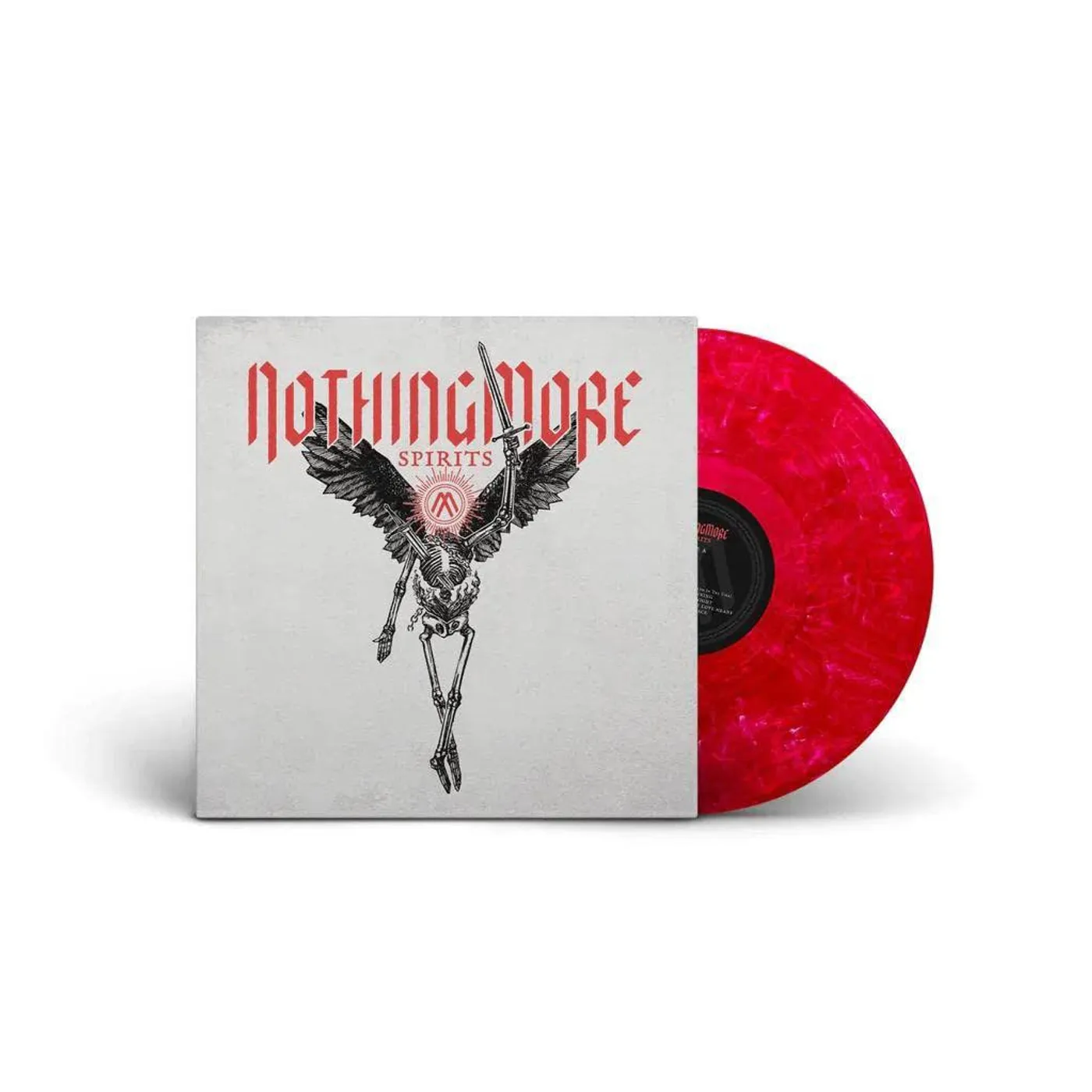 NOTHING MORE Spirits (Iex) Red W/White Swirl Vinyl Record