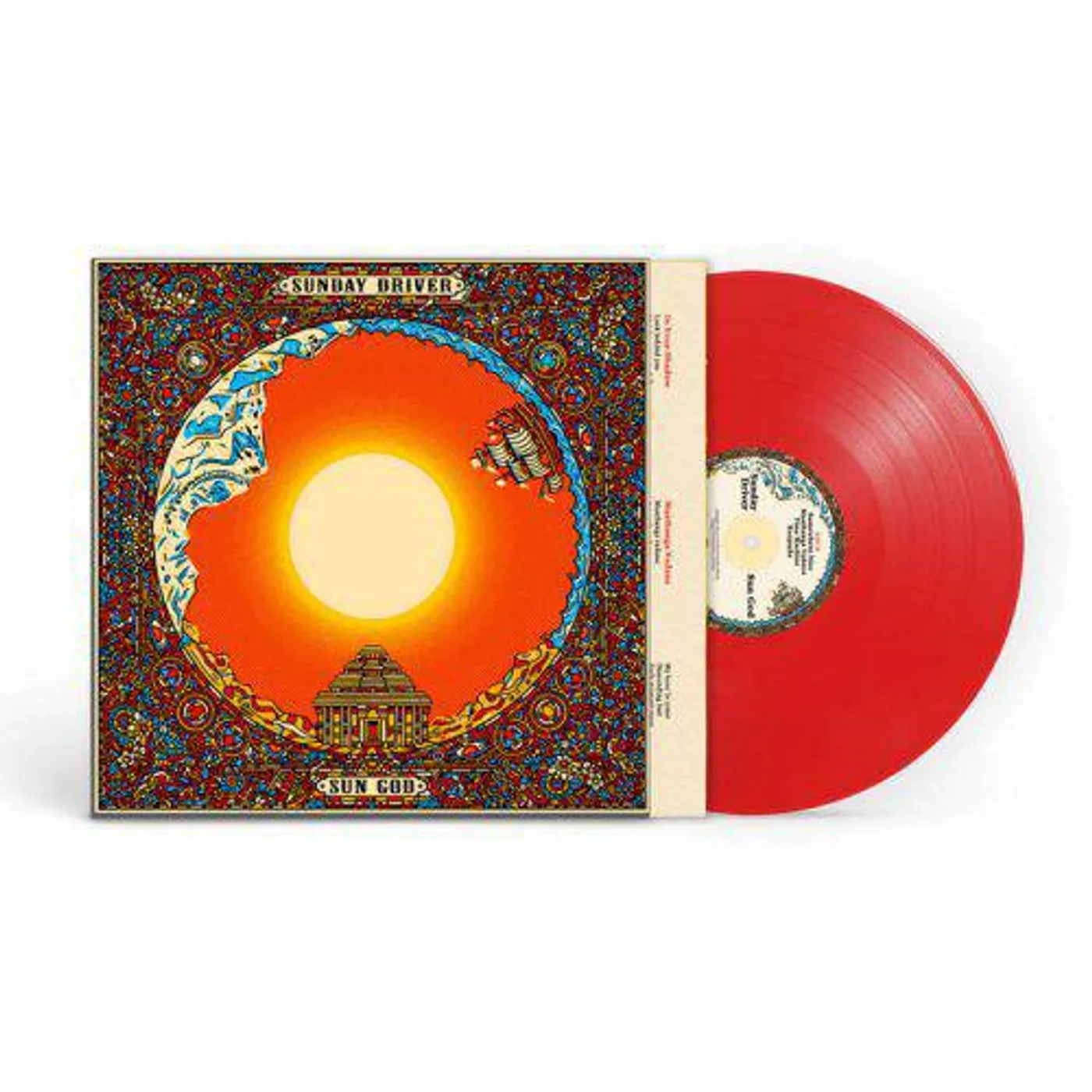 Sunday Driver Sun God (Fire Red Translucent Vinyl) Vinyl Record