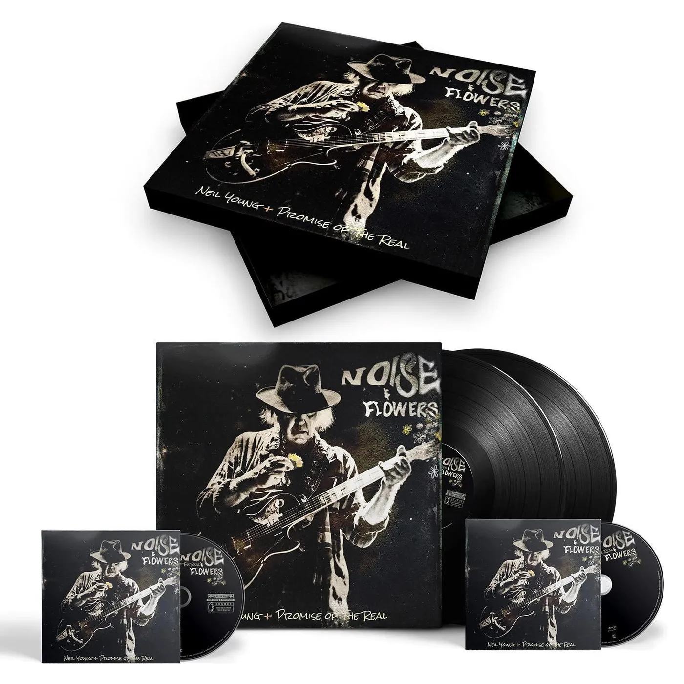 Neil Young + Promise of the Real  Noise And Flowers Deluxe 2 LP/CD/Br Box Set (Vinyl)