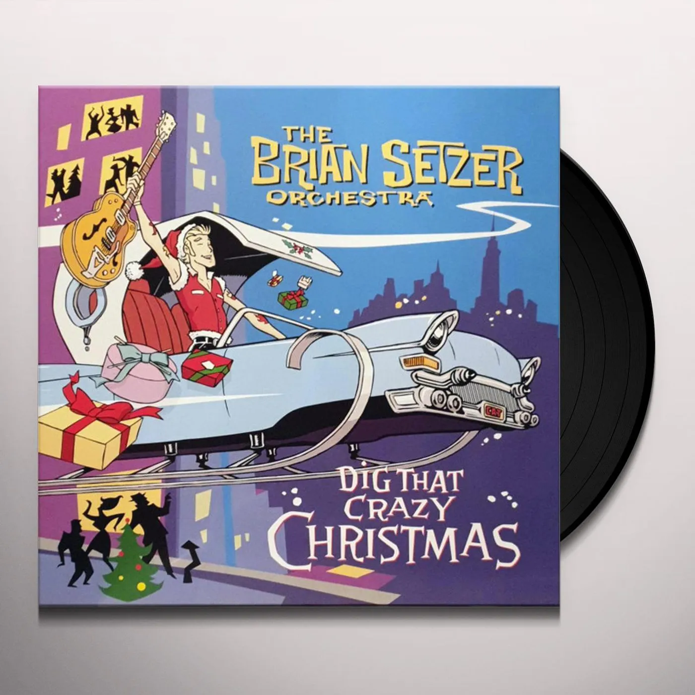 Brian Setzer Dig That Crazy Christmas Vinyl Record
