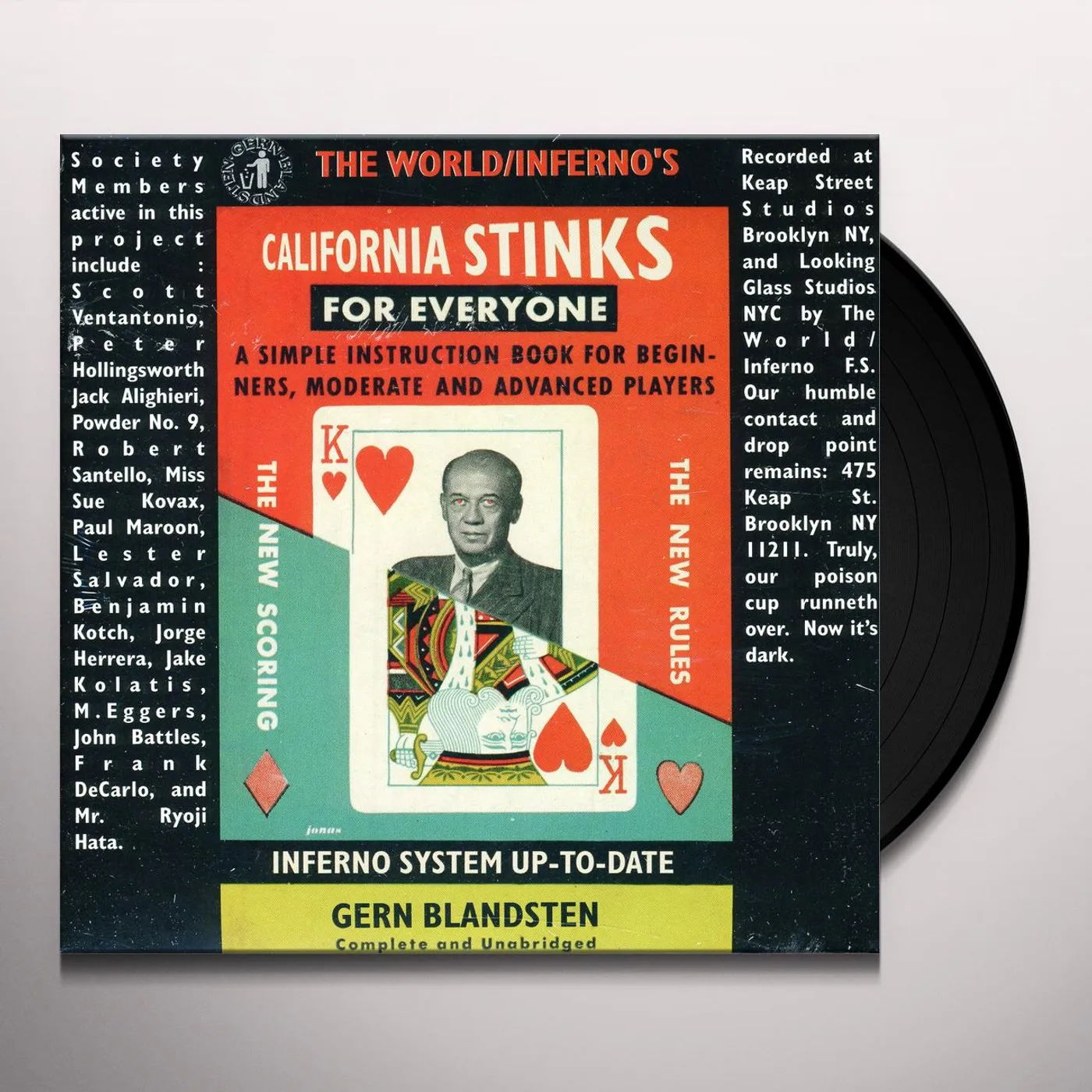 World / Inferno Friendship Society OUR CANDIDATE Vinyl Record