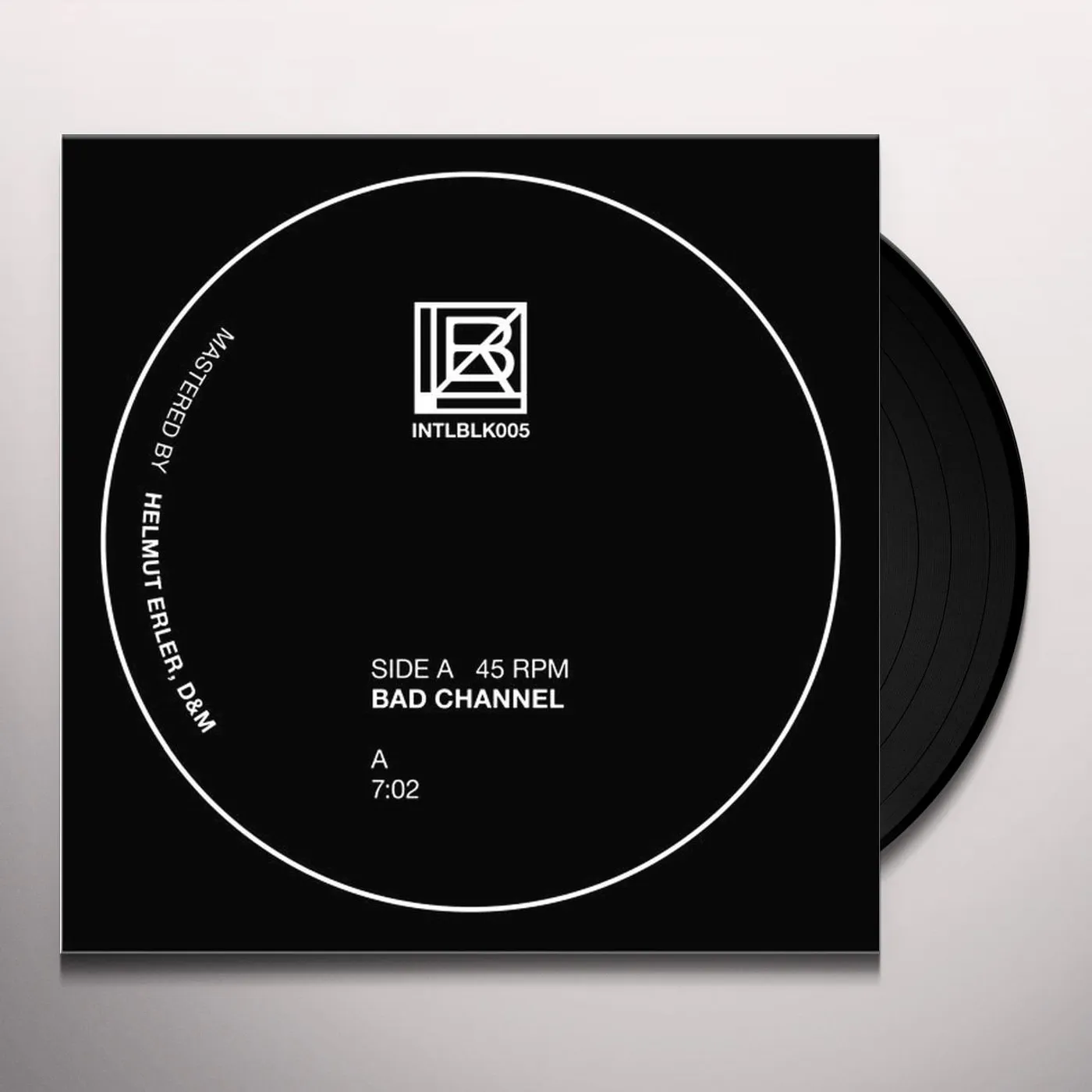 Bad Channel INTLBLK005 Vinyl Record
