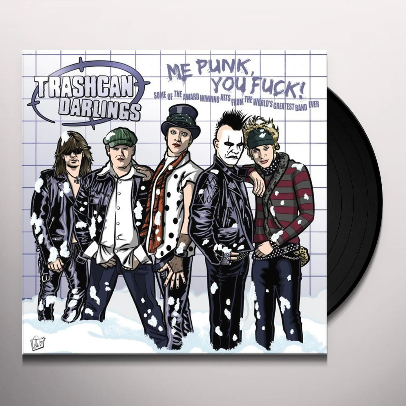 Trashcan Darlings ME PUNK YOU FUCK Vinyl Record