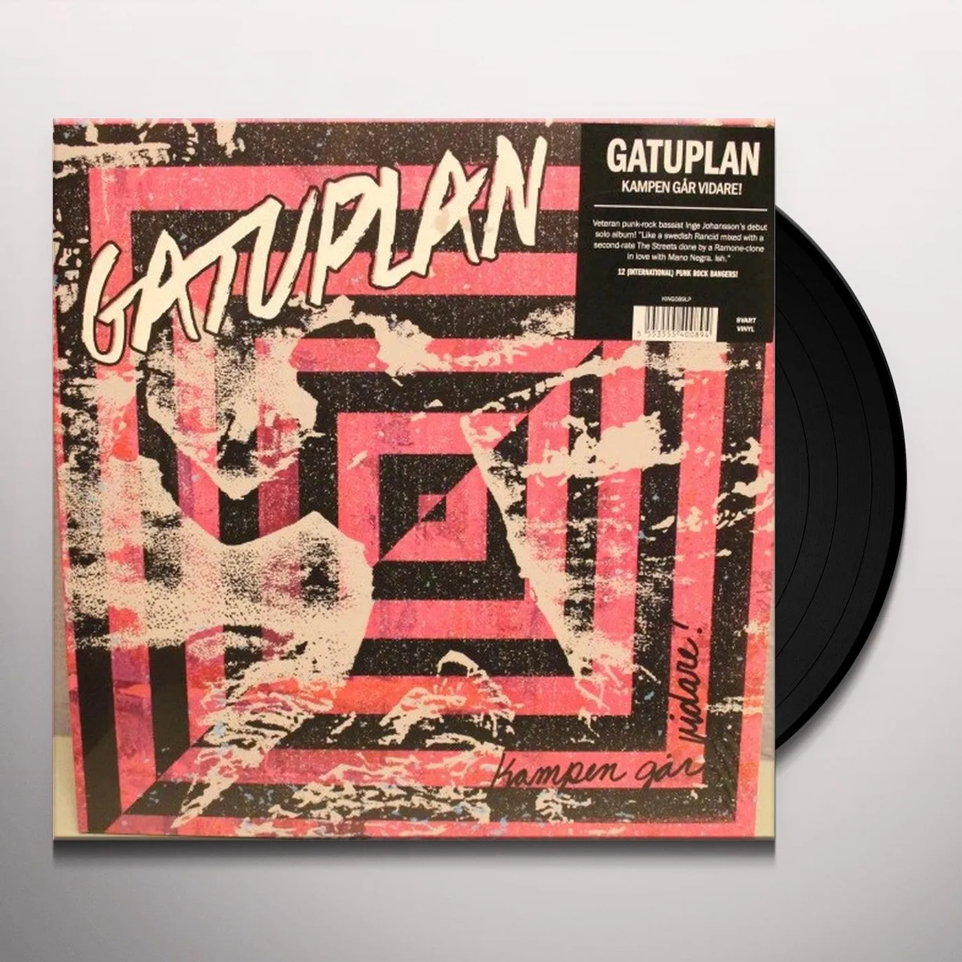 Gatuplan KAMPEN GAR VIDARE Vinyl Record