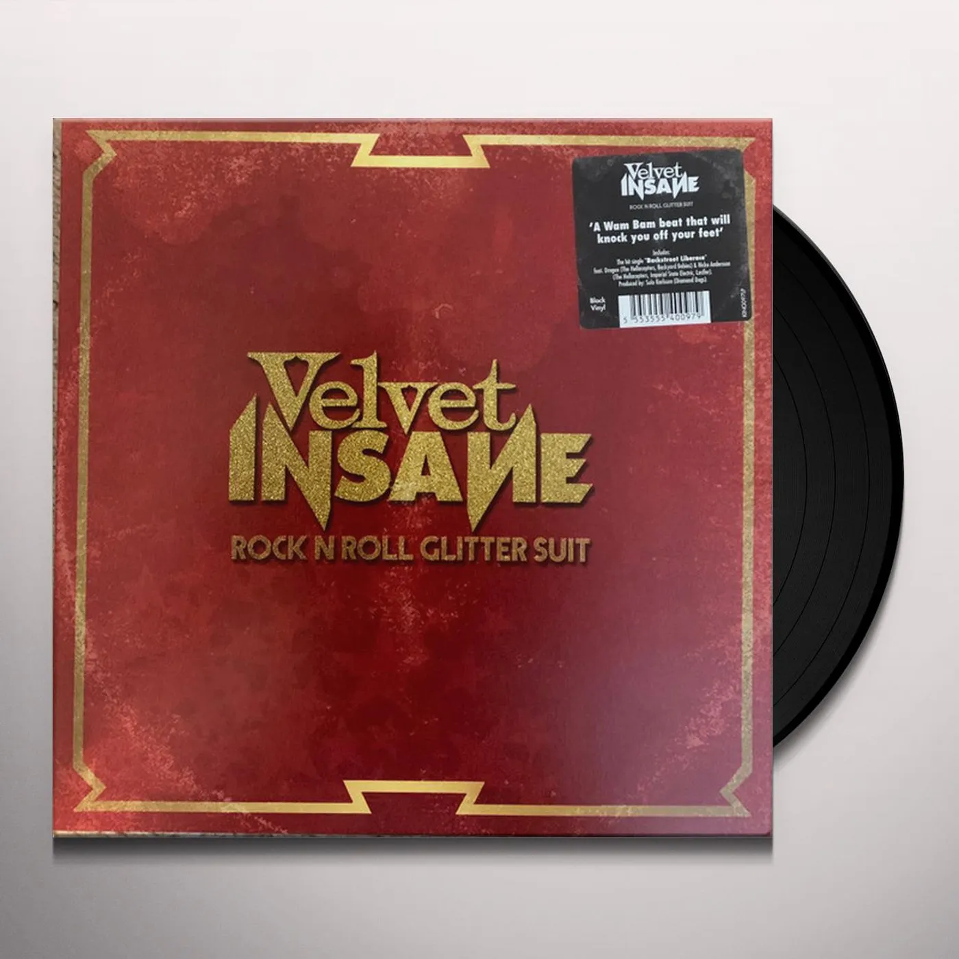 Velvet Insane Rock 'n' Roll Glitter Suit Vinyl Record