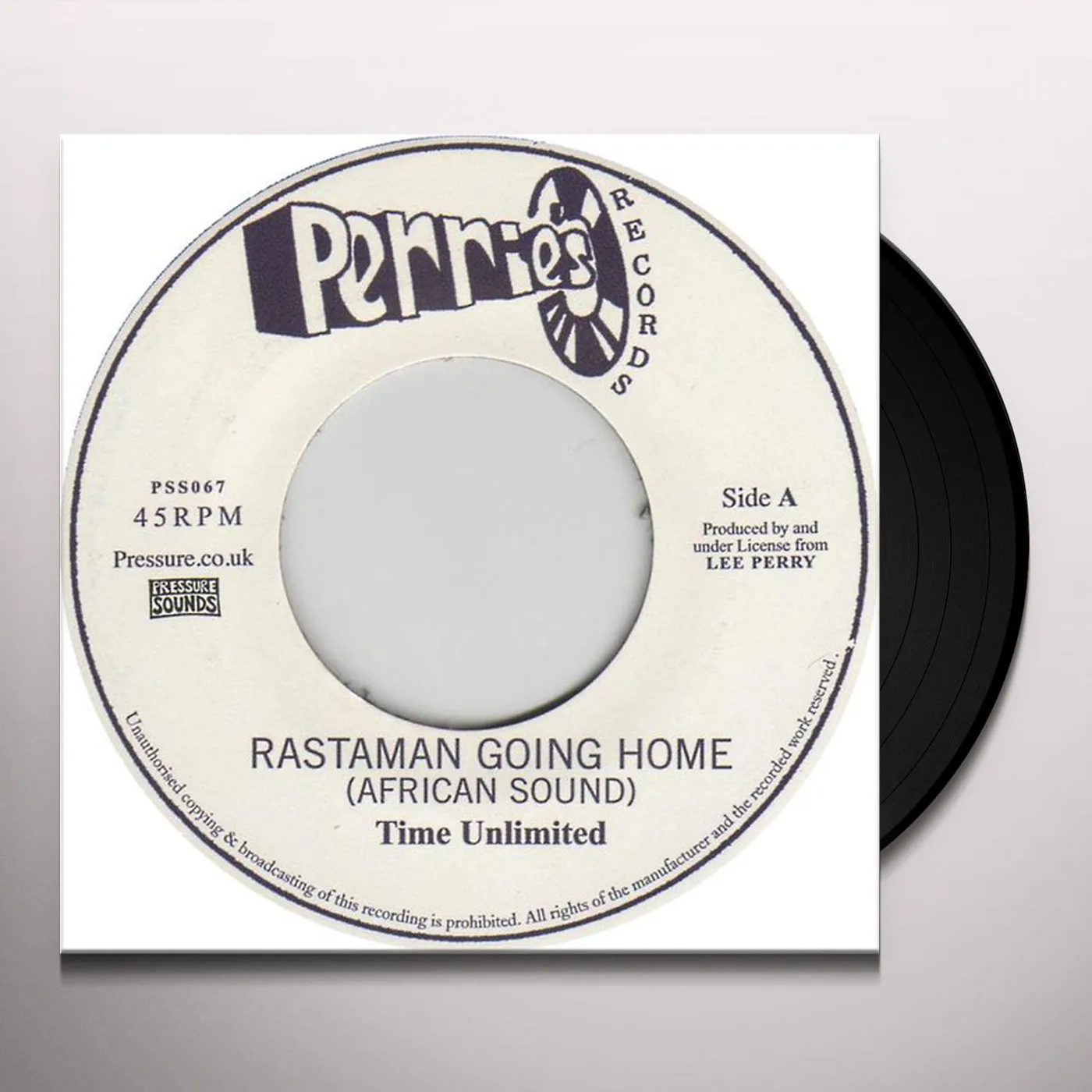 TIME UNLIMITED / UPSETTERS RASTAMAN GOING HOME (AFRICAN SOUND) / AFRICA DUB Vinyl Record