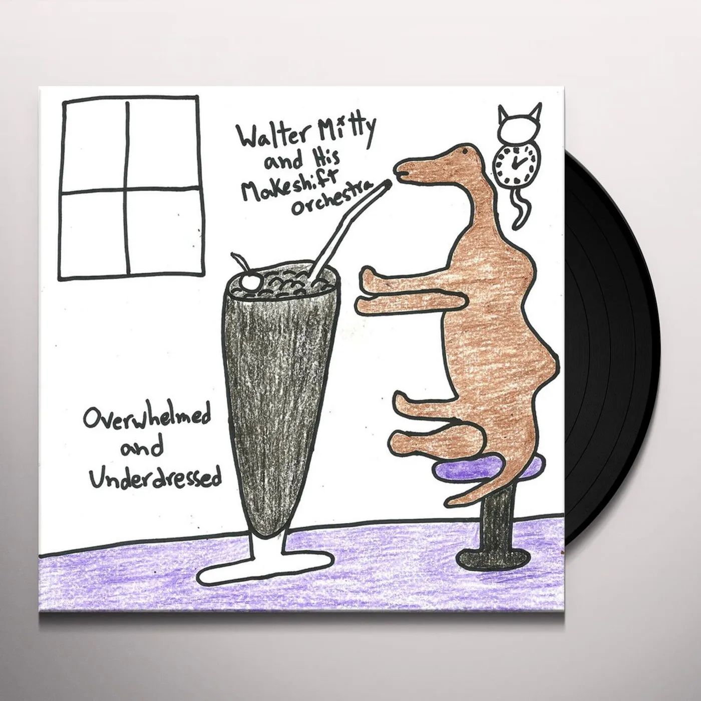 Walter Mitty and His Makeshift Orchestra Overwhelmed and Underdressed Vinyl Record