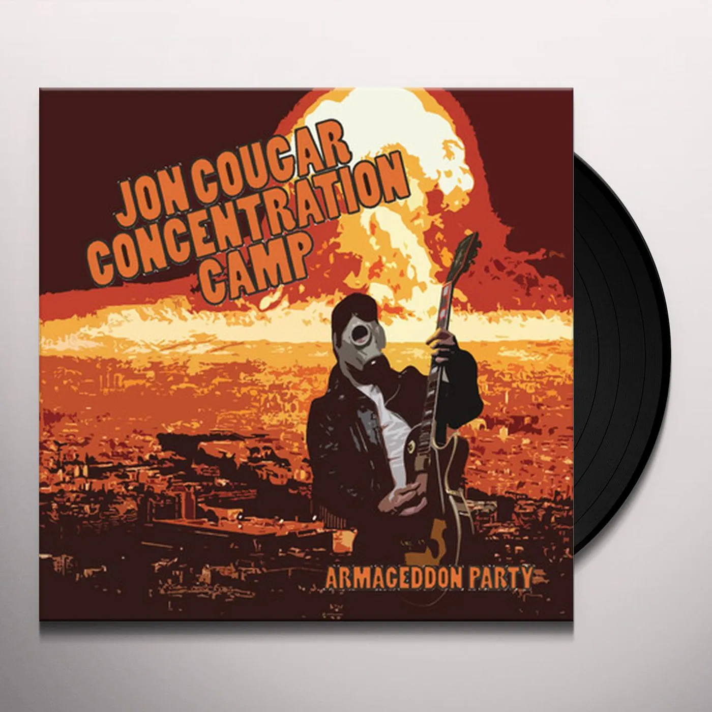 Jon Cougar Concentration Camp ARMAGEDDON PARTY Vinyl Record