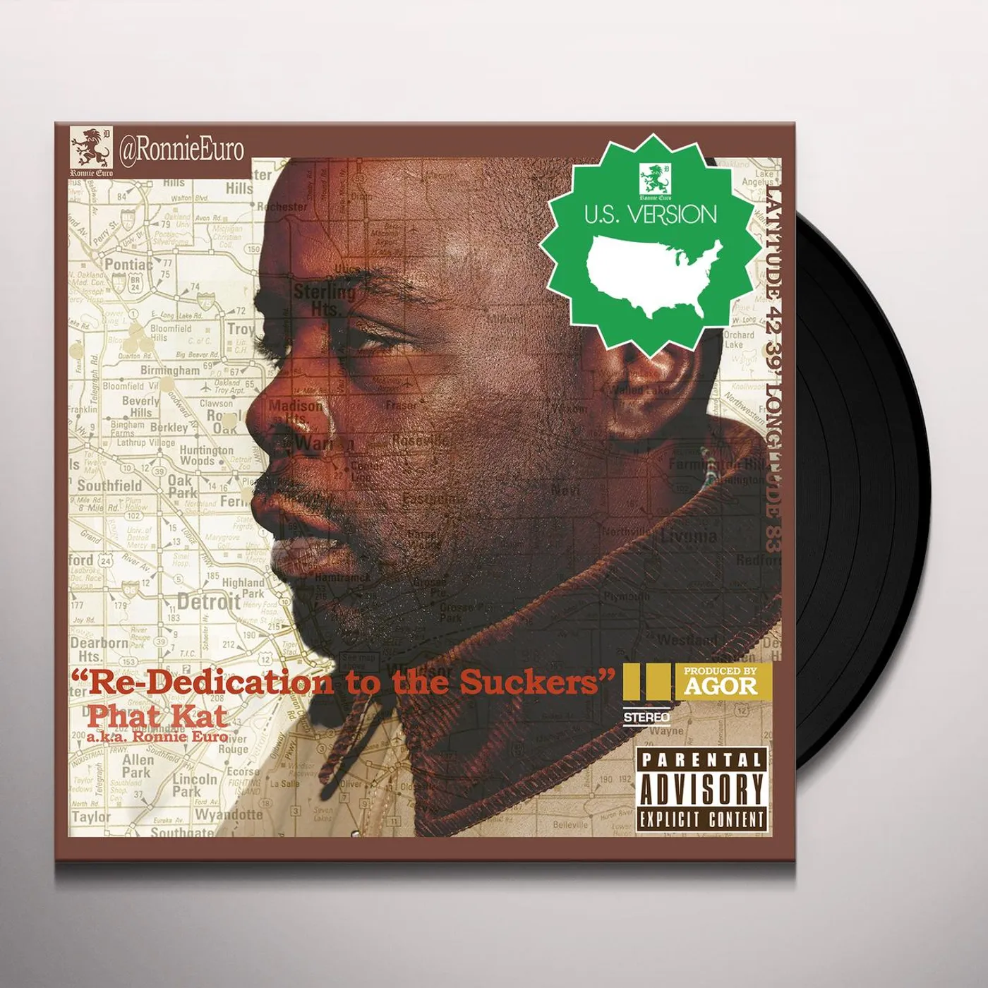 Phat Kat RE-DEDICATION TO THE SUCKERS (AMERICAN VERSION) Vinyl Record