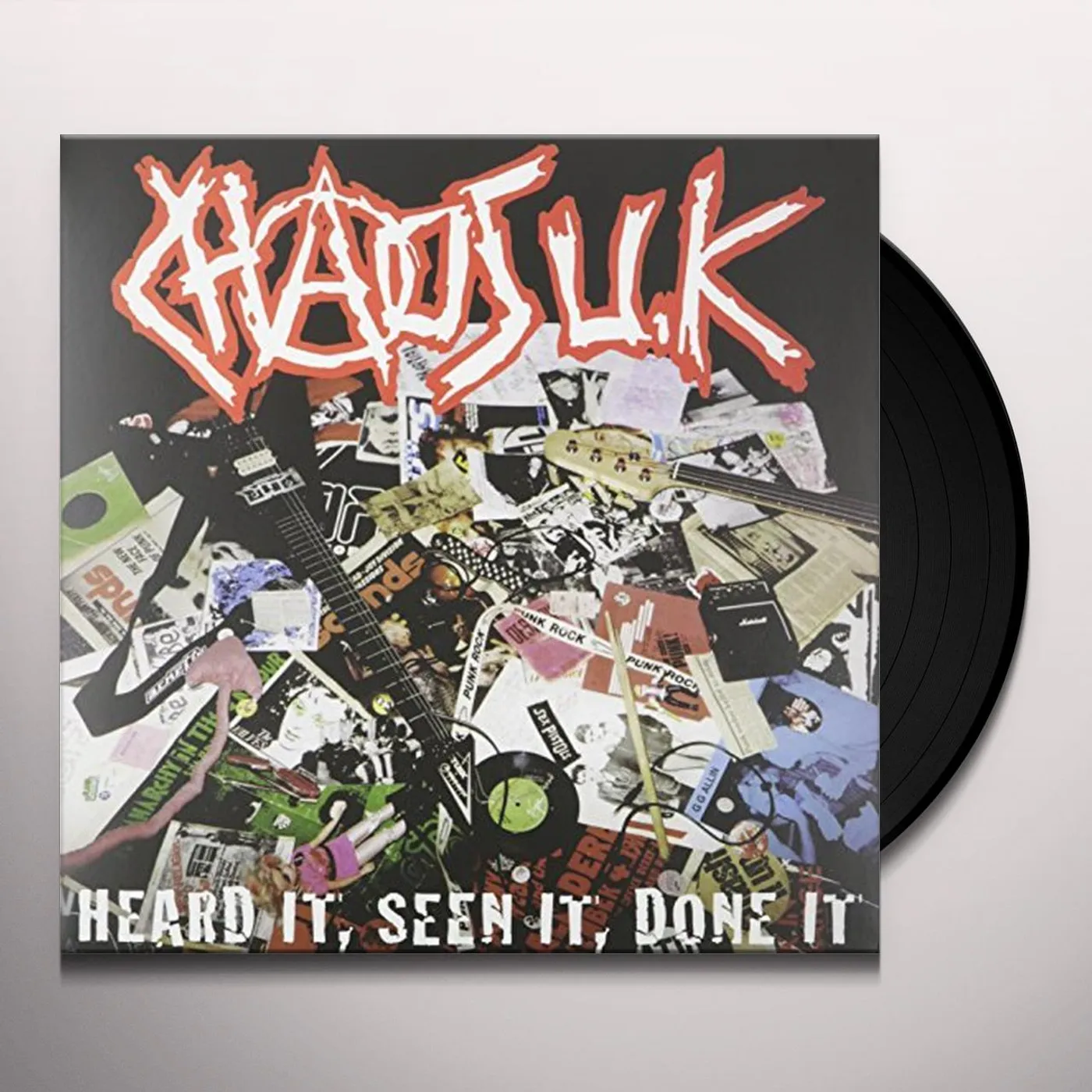 Chaos UK HEARD IT SEEN IT DONE IT Vinyl Record