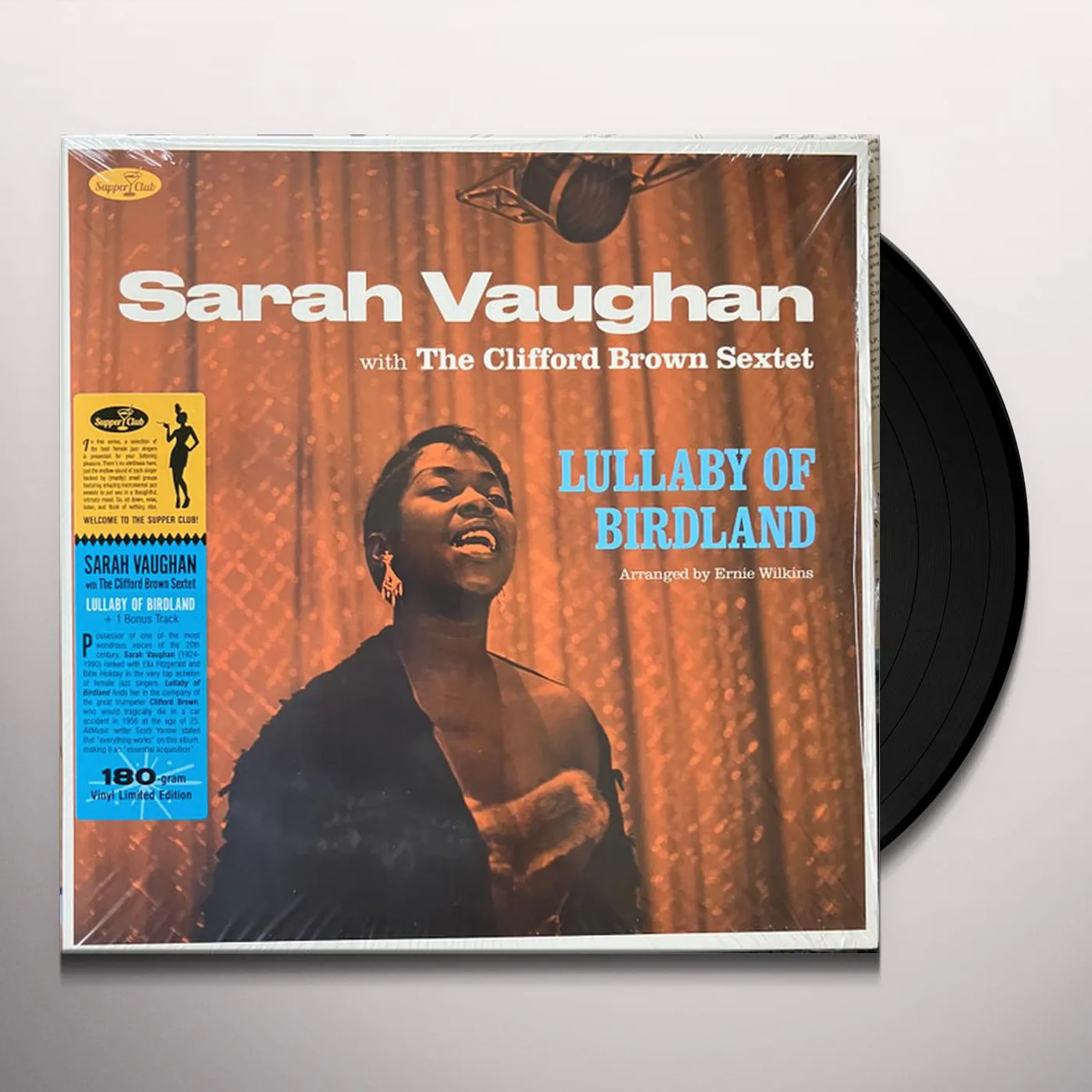Sarah Vaughan Lullaby of Birdland Vinyl Record