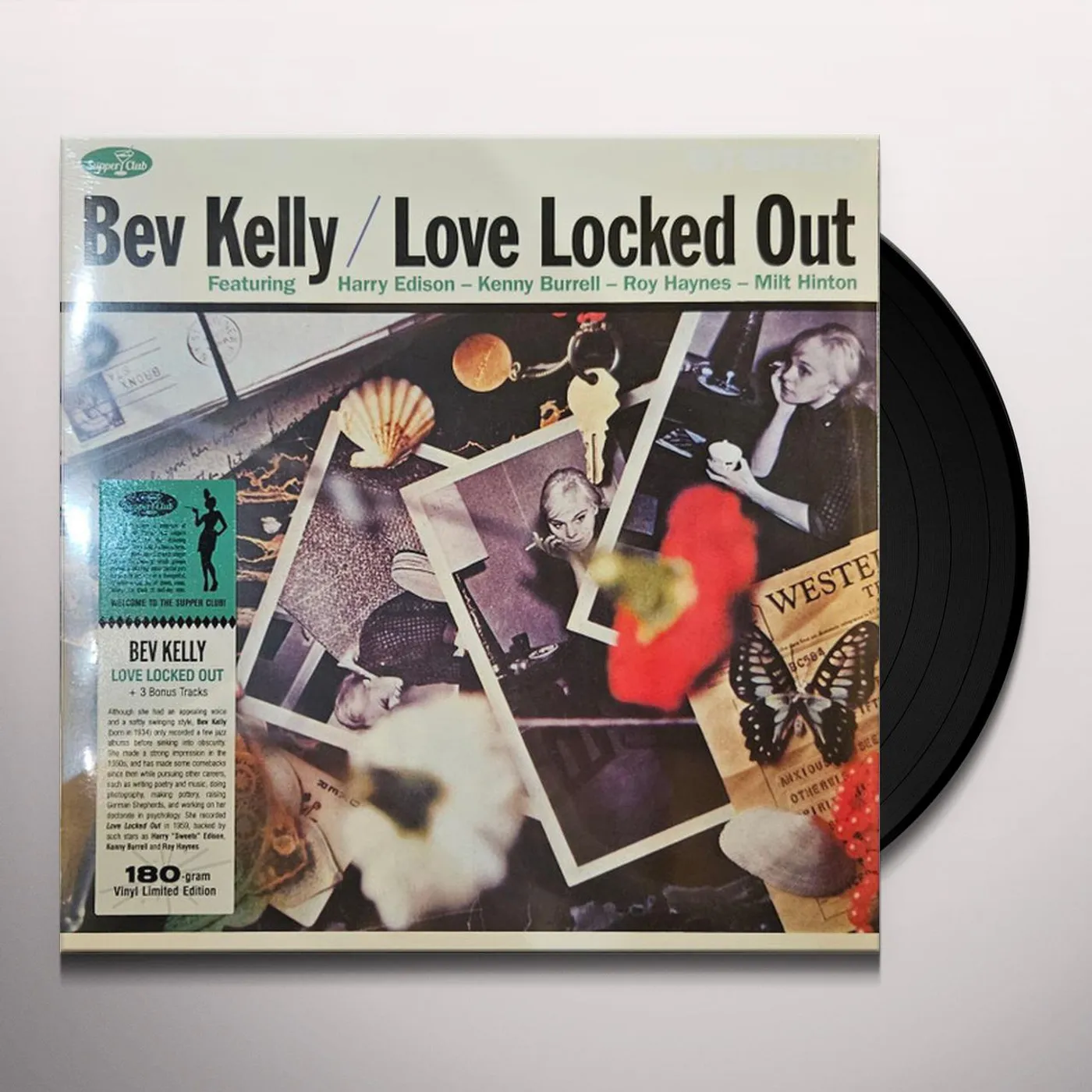 Bev Kelly LOVE LOCKED OUT Vinyl Record