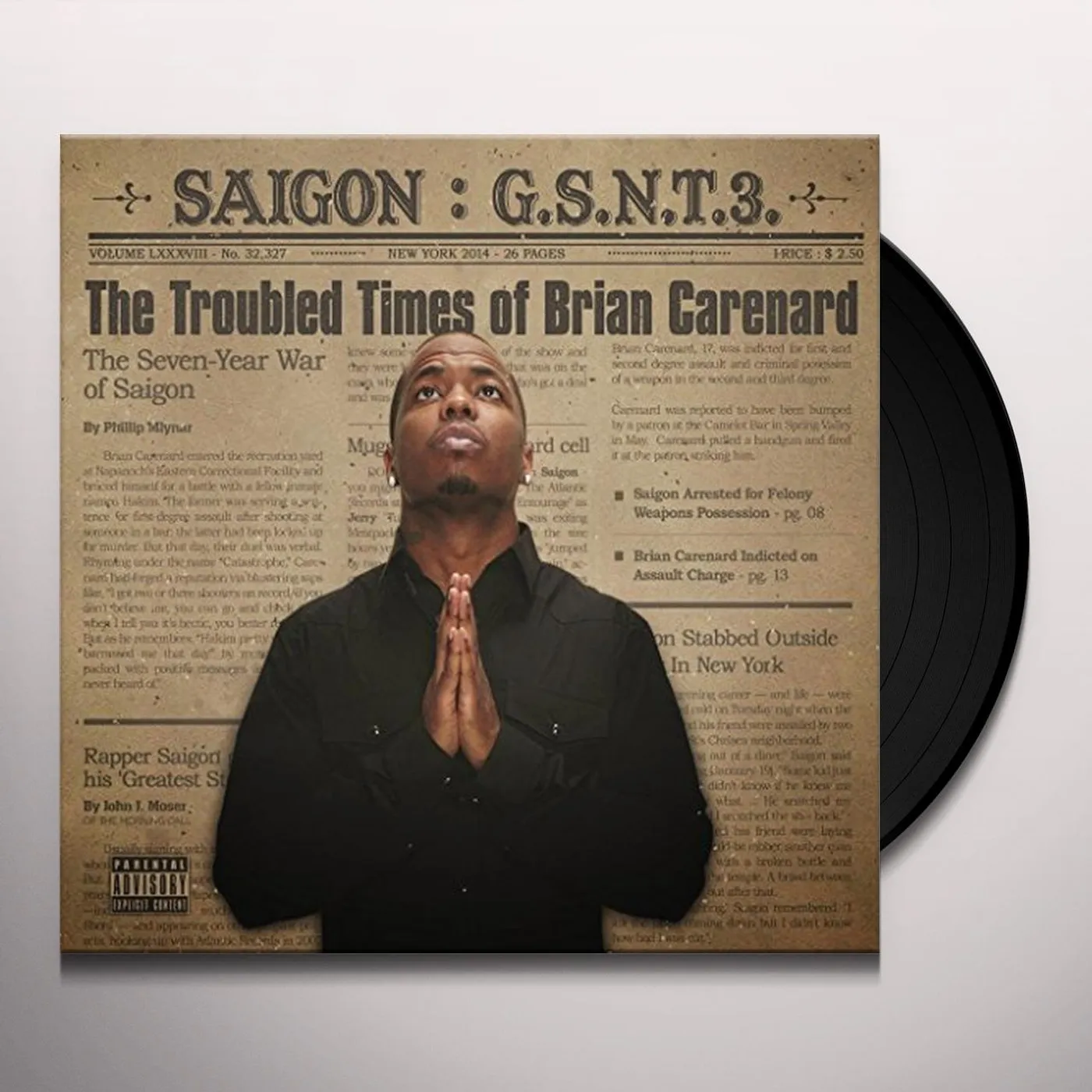 Saigon GSNT 3: THE TROUBLED TIMES OF BRIAN CARENARD (Vinyl)