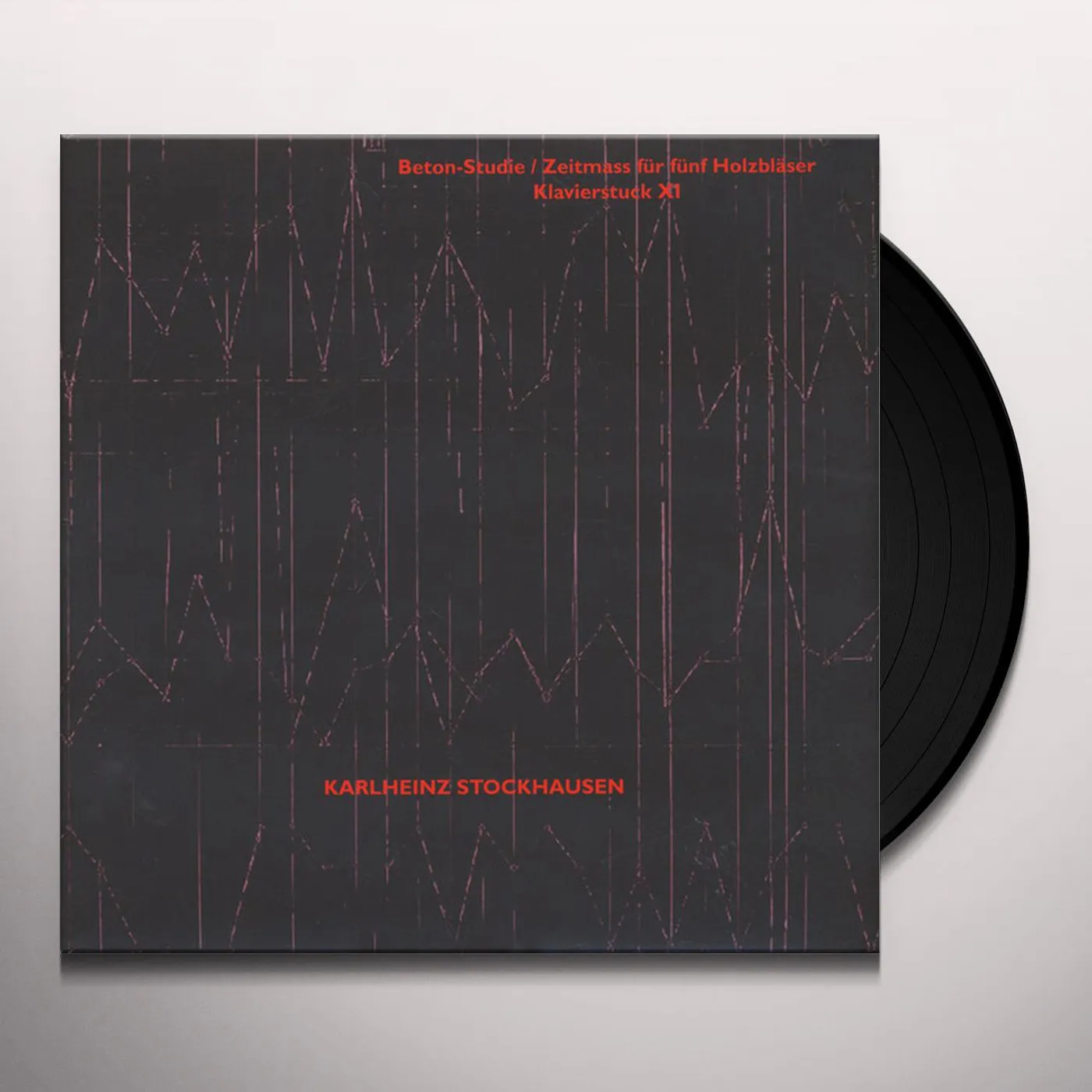 Karlheinz Stockhausen BETON-STUDIE / ZEITMASS FUR FUNF HOLZBLASER Vinyl Record