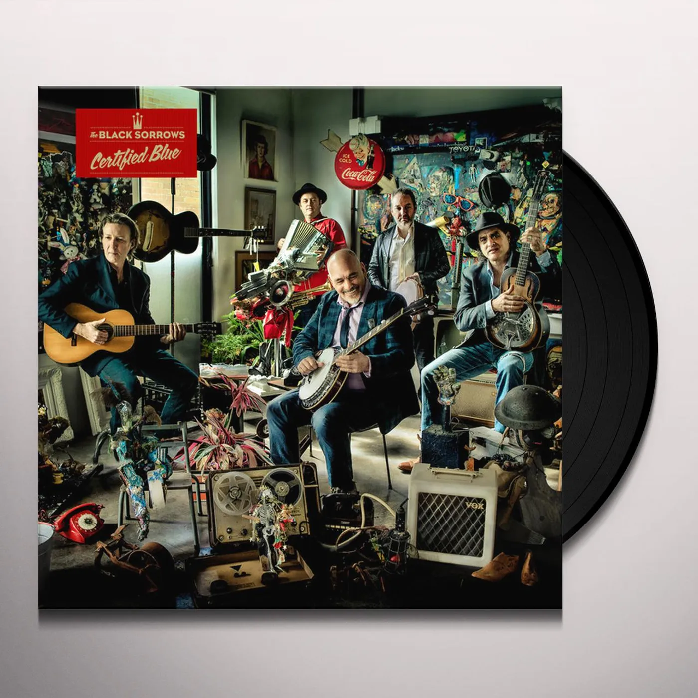 The Black Sorrows Certified Blue Vinyl Record