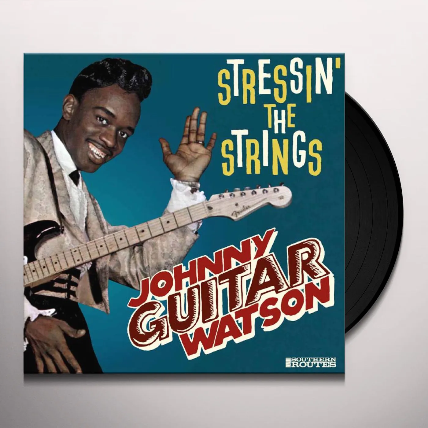 Johnny "Guitar" Watson STRESSIN' THE STRINGS Vinyl Record