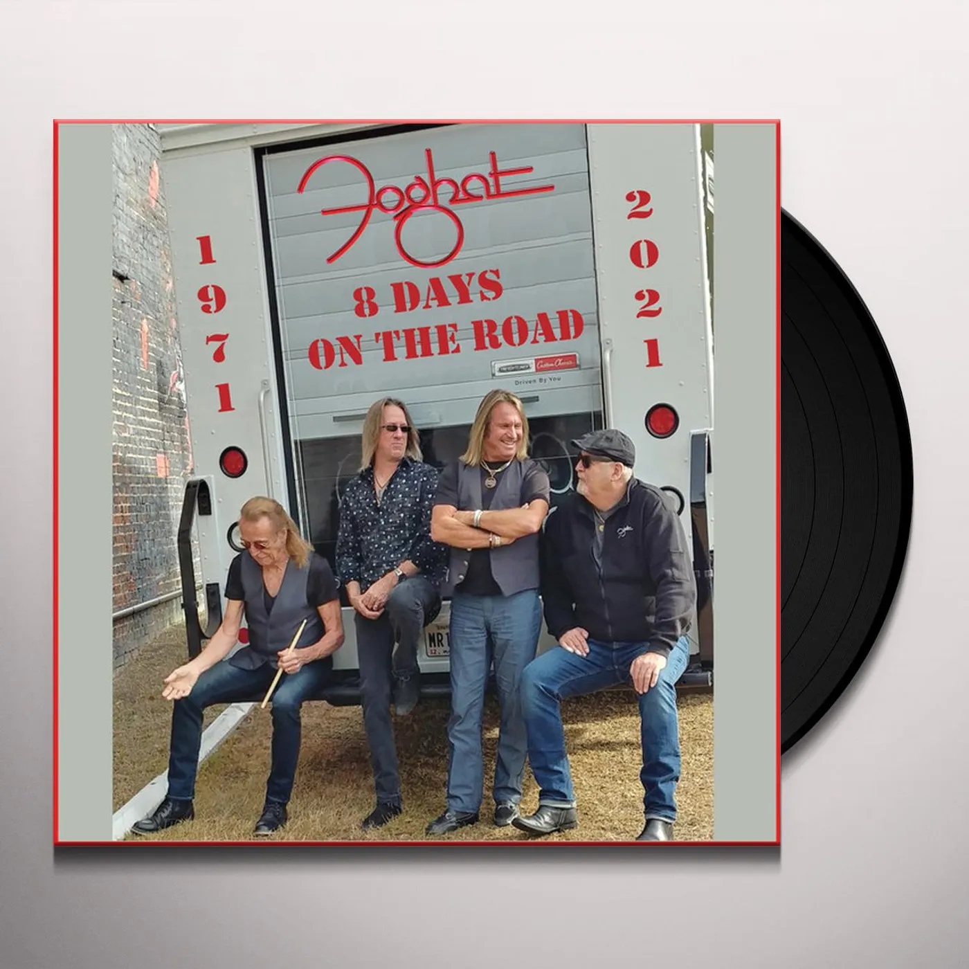 Foghat 8 DAYS ON THE ROAD Vinyl Record