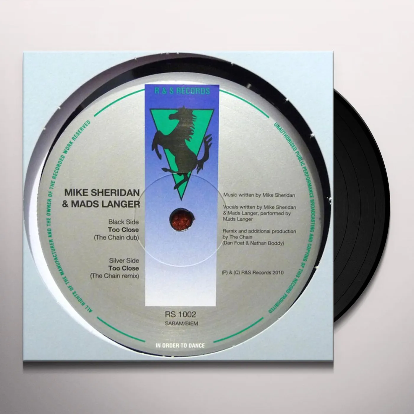 Mike Sheridan & Mads Langer TOO CLOSE-THE CHAINS REMIXES Vinyl Record