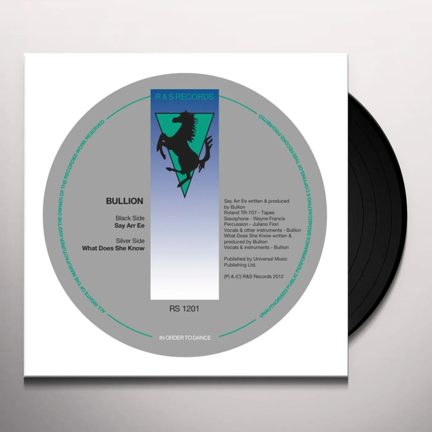 Bullion Say Arr Ee Vinyl Record