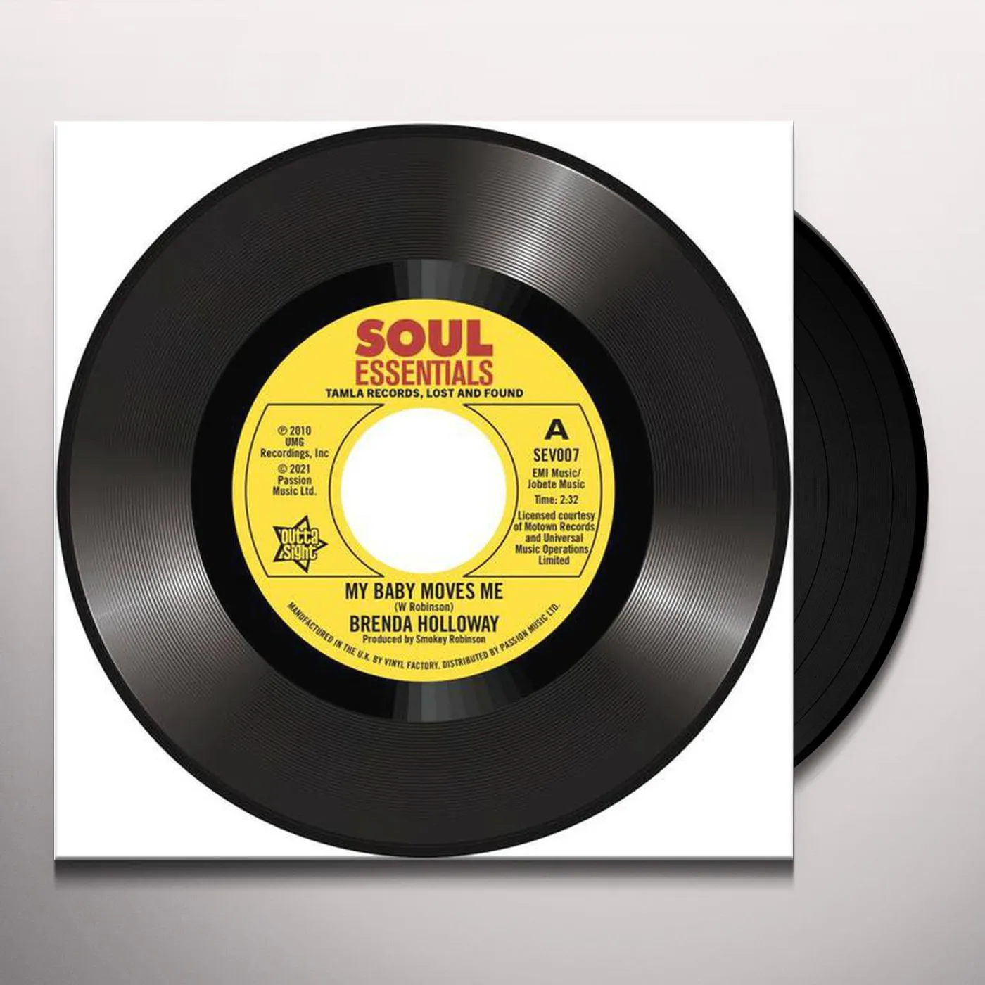Brenda Holloway My Baby Moves Me Vinyl Record