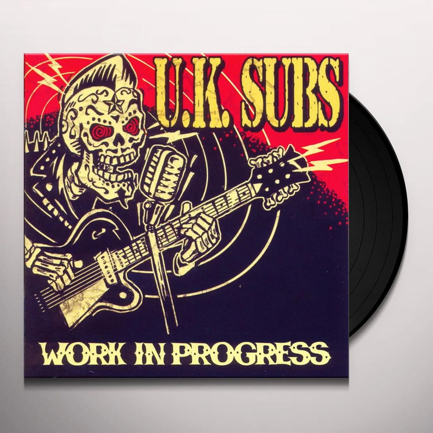 U.K. Subs Work In Progress Vinyl Record