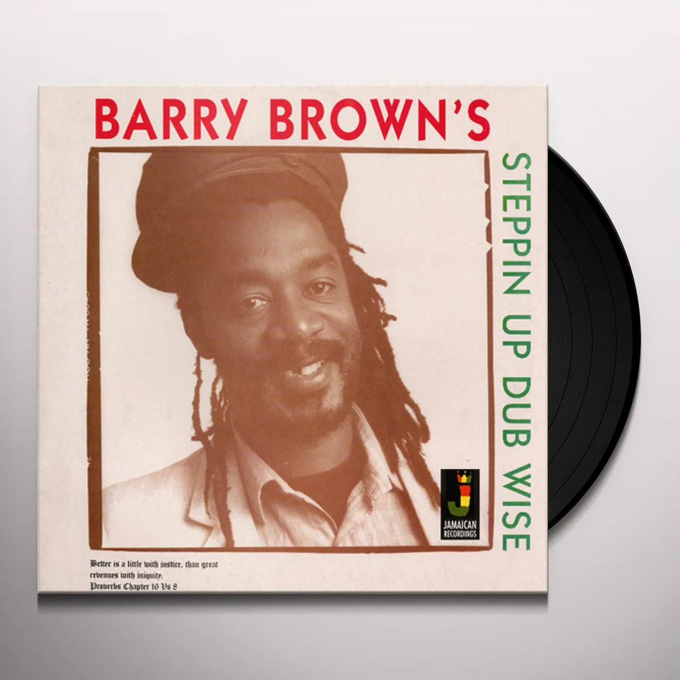 Barry Brown STEPPIN UP DUBWISE Vinyl Record