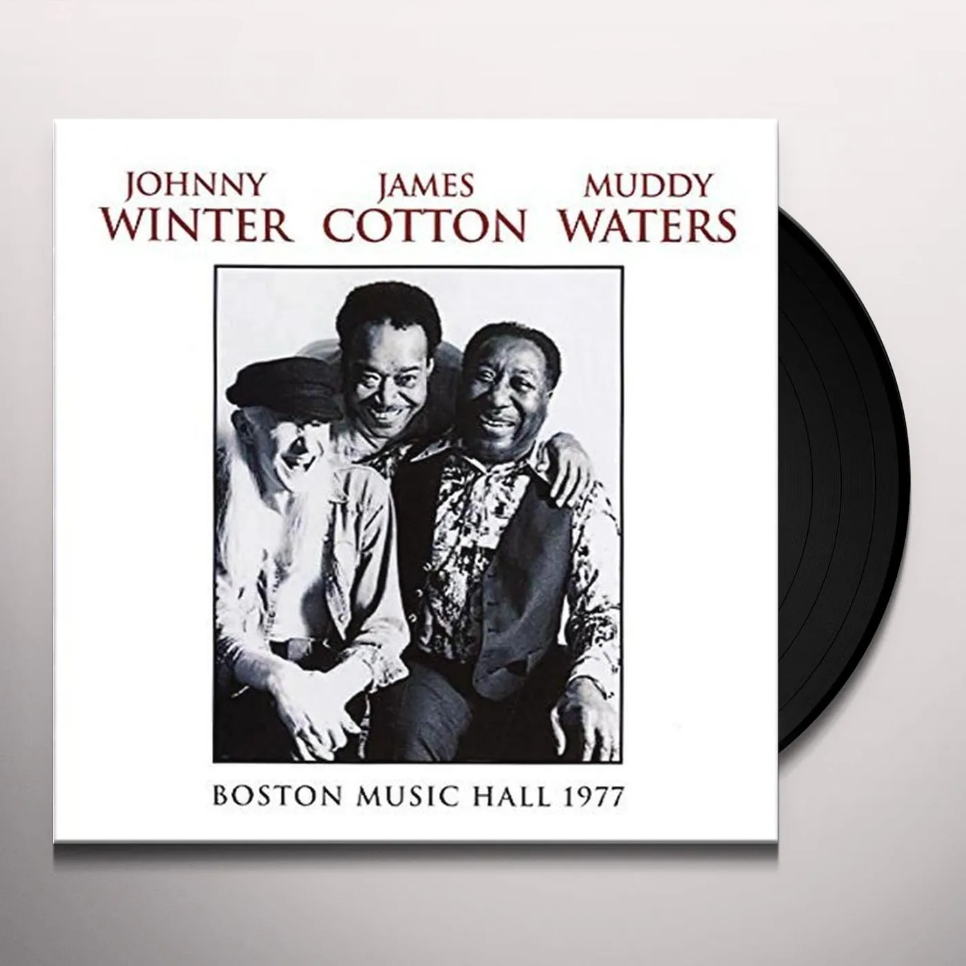 Johnny Winter / James Cotton / Muddy Waters Boston Music Hall 1977 Vinyl Record