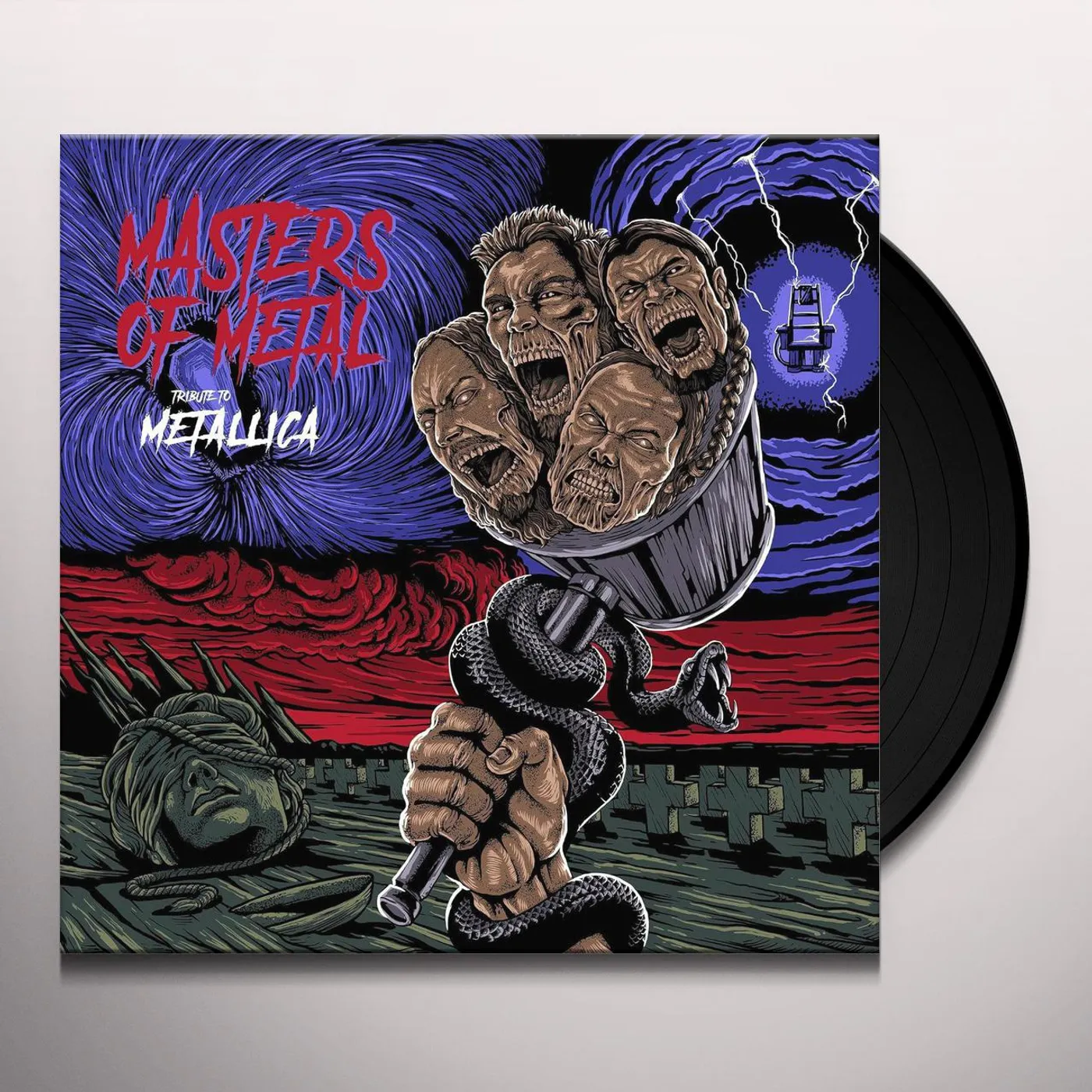 MASTERS OF METAL: TRIBUTE TO METALLICA / VARIOUS Vinyl Record