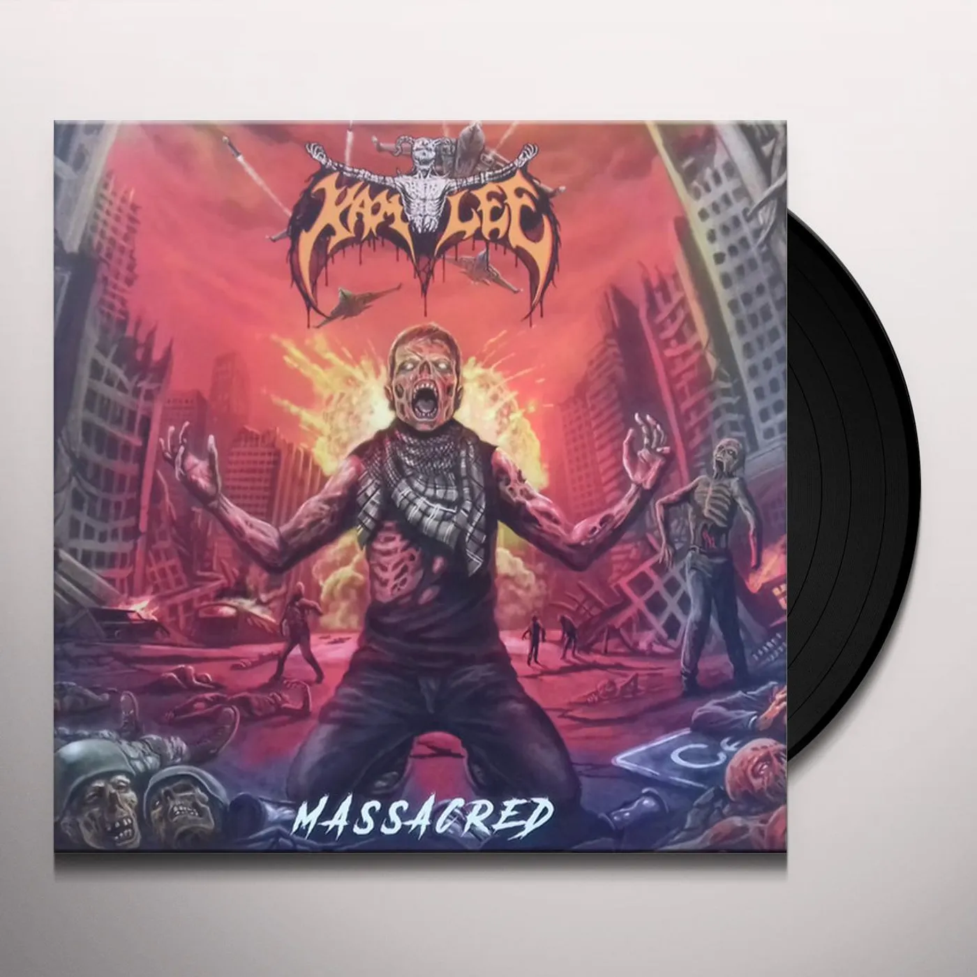 Kam Lee MASSACRED Vinyl Record