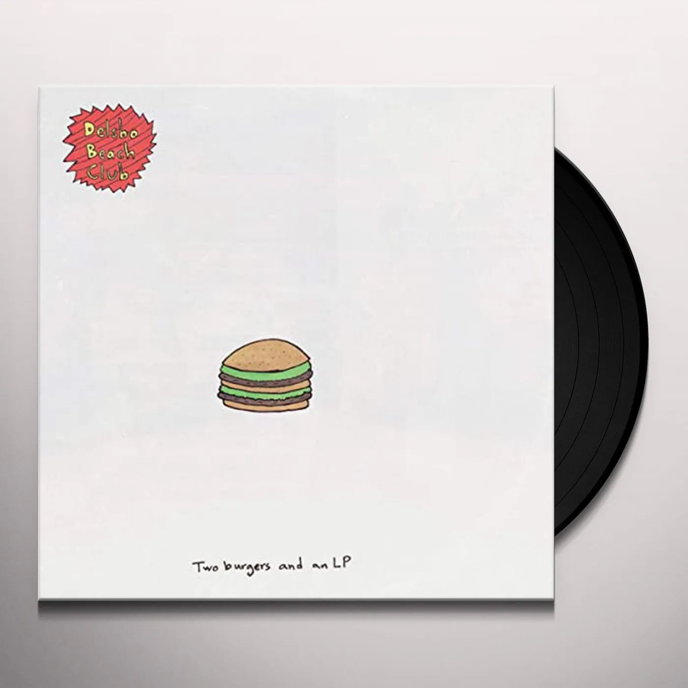 Delsbo Beach Club Two burgers and an LP Vinyl Record
