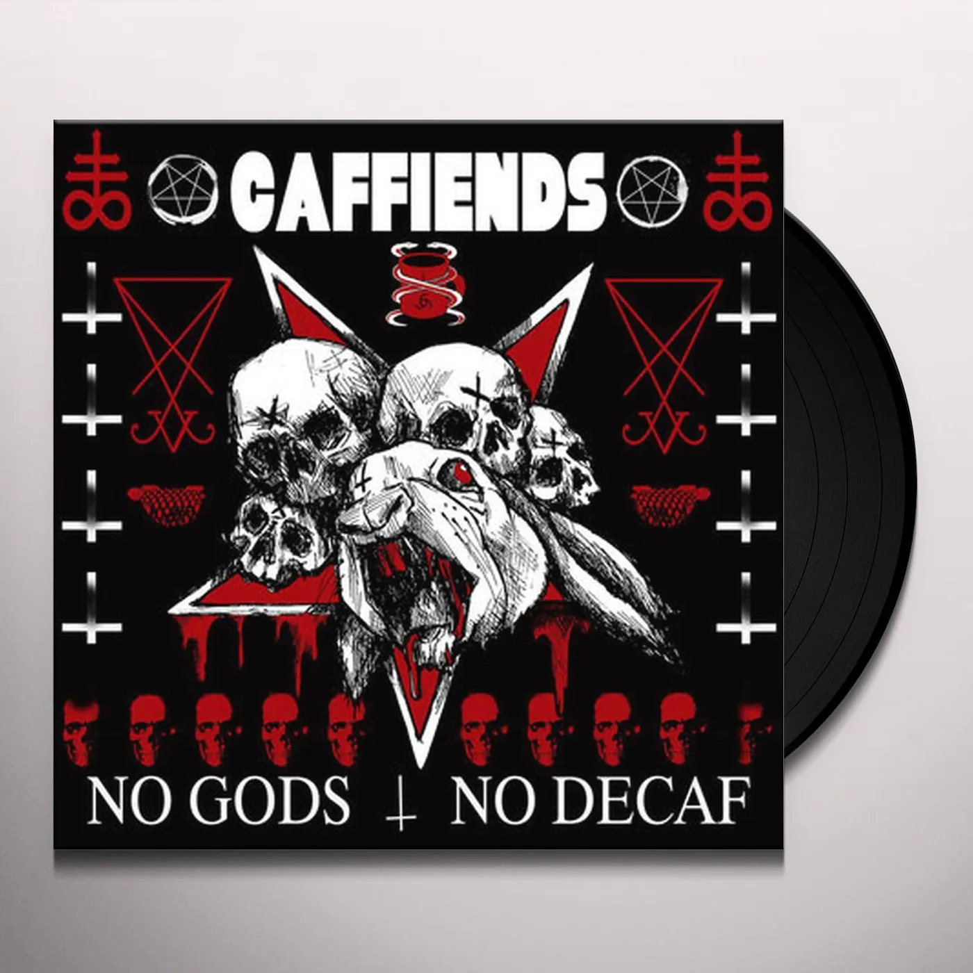 Caffiends NO GODS NO DECAF Vinyl Record - Digital Download Included