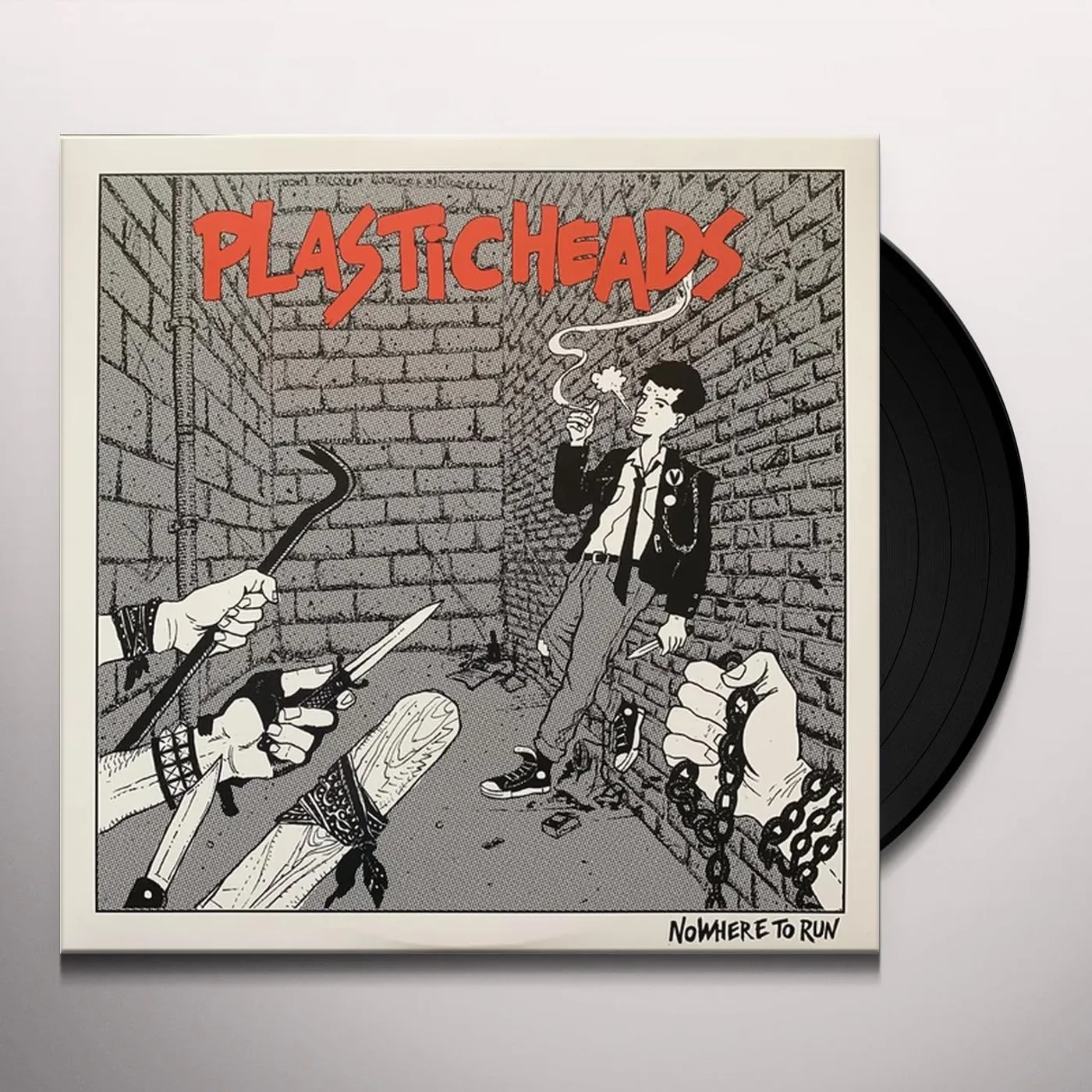 Plastic Heads NOWHERE TO RUN Vinyl Record