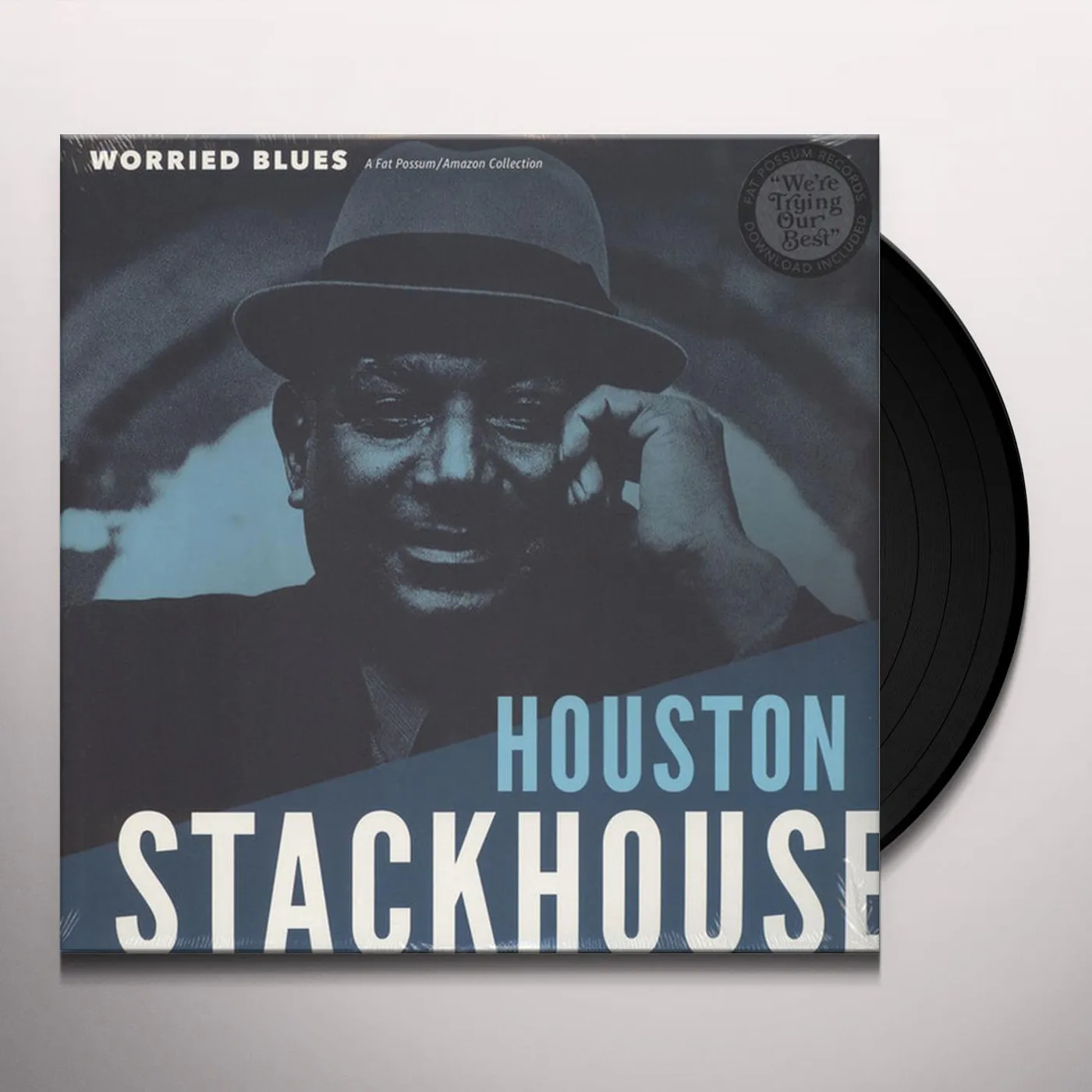 Houston Stackhouse WORRIED BLUES Vinyl Record