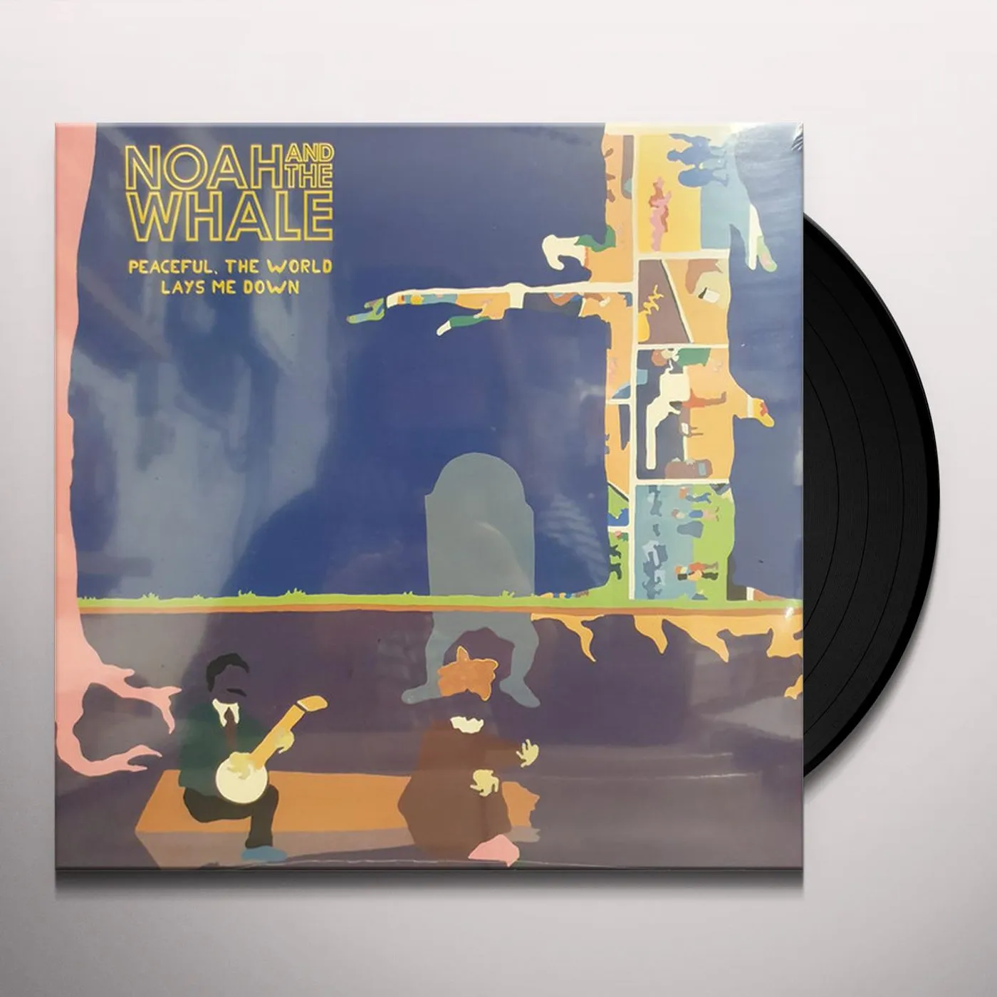 Noah And The Whale PEACEFUL, THE WORLD LAYS ME DOWN Vinyl Record