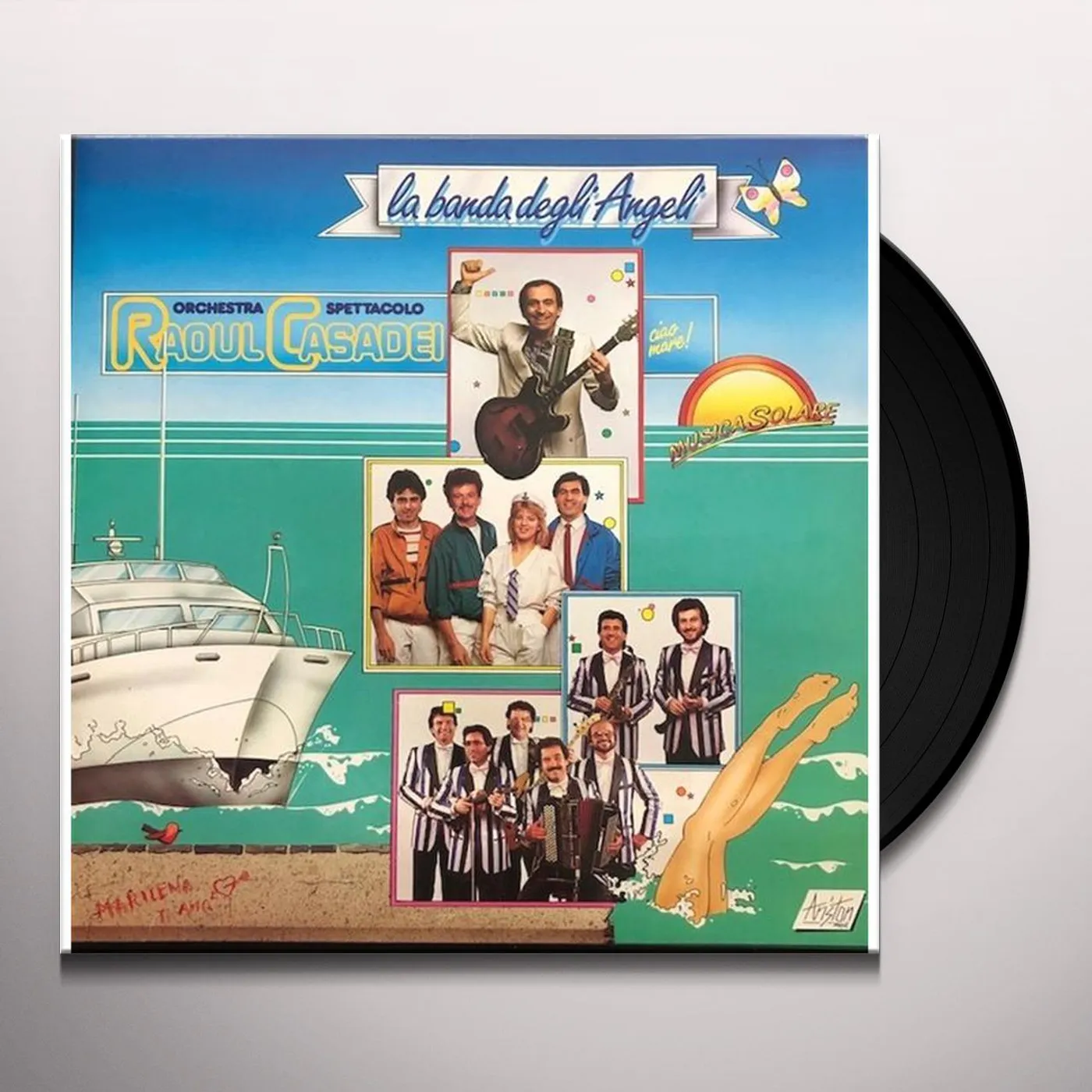 Orchestra Spettacolo Roul Casadei LA BANDA DEGLI ANGELI Vinyl Record
