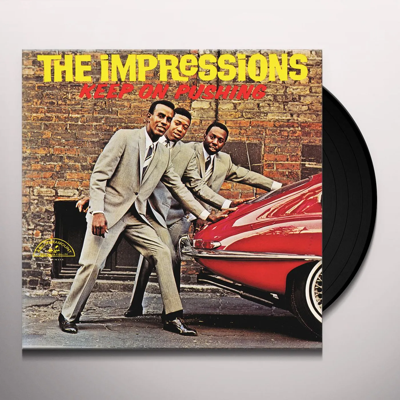 The Impressions Keep On Pushing Vinyl Record