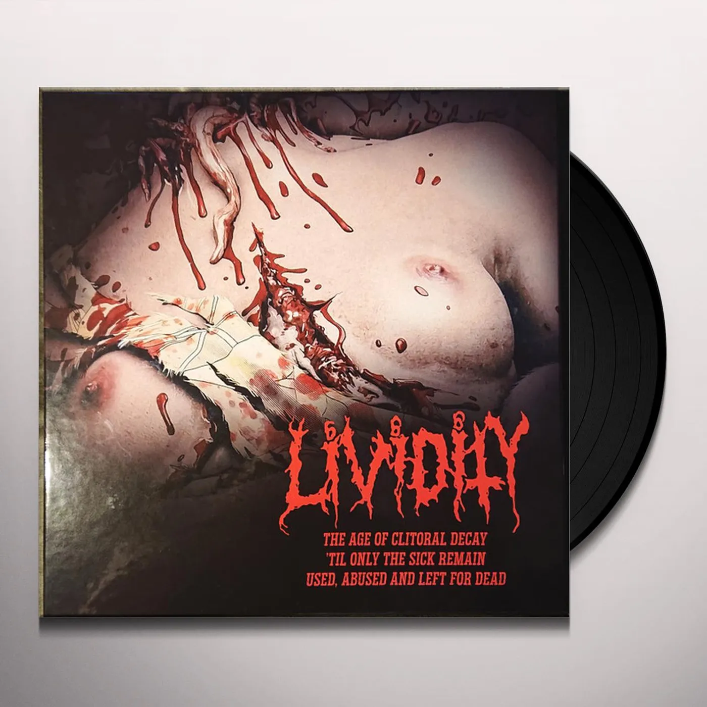 Lividity USED, ABUSED AND LEFT FOR DEAD Vinyl Record
