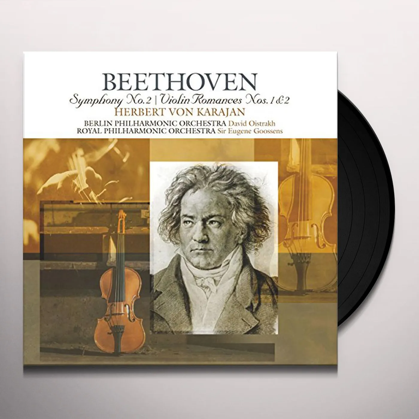 Ludwig van Beethoven: SYMPHONIES 2 / VIOLIN ROMANCES 1 & 2 Vinyl Record