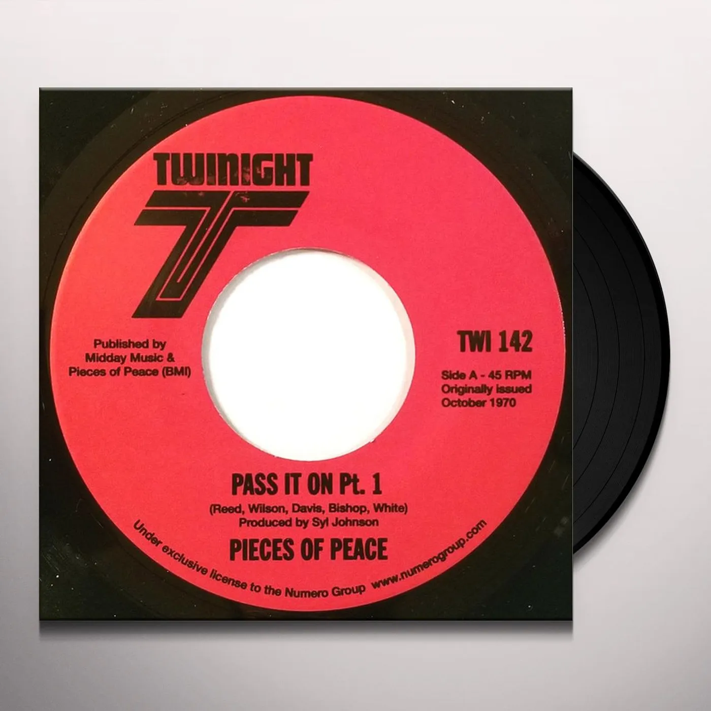 Pieces of Peace PASS IT ON PT 1 & 2 Vinyl Record