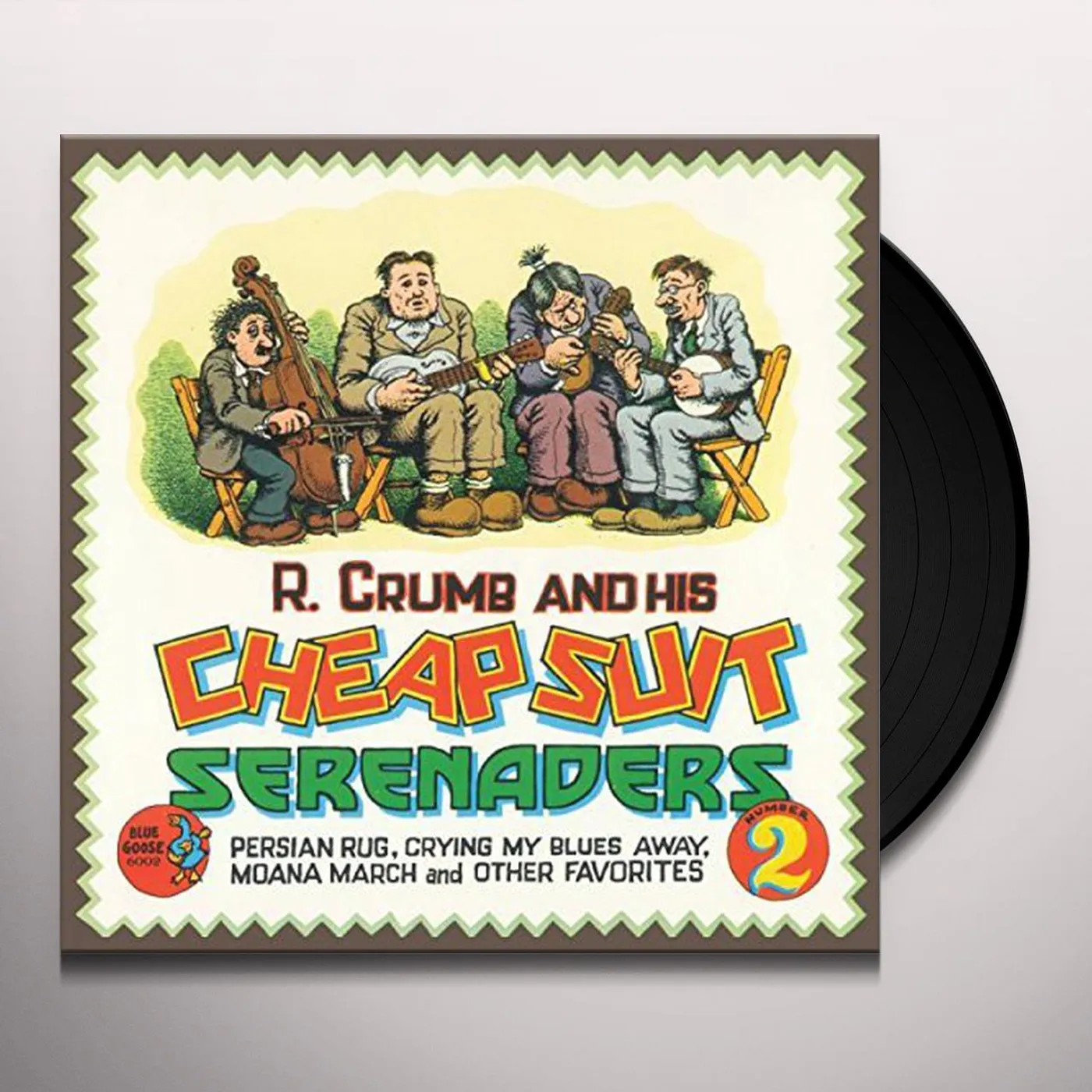 R. Crumb & His Cheap Suit Serenaders No.2 PERSIAN RUG CRYING MY BLUES AWAY MOANA MARCH Vinyl Record