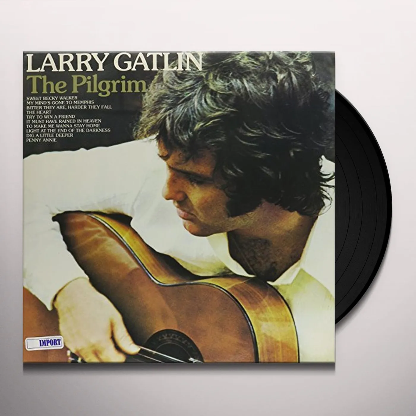 Larry Gatlin PILGRIM Vinyl Record