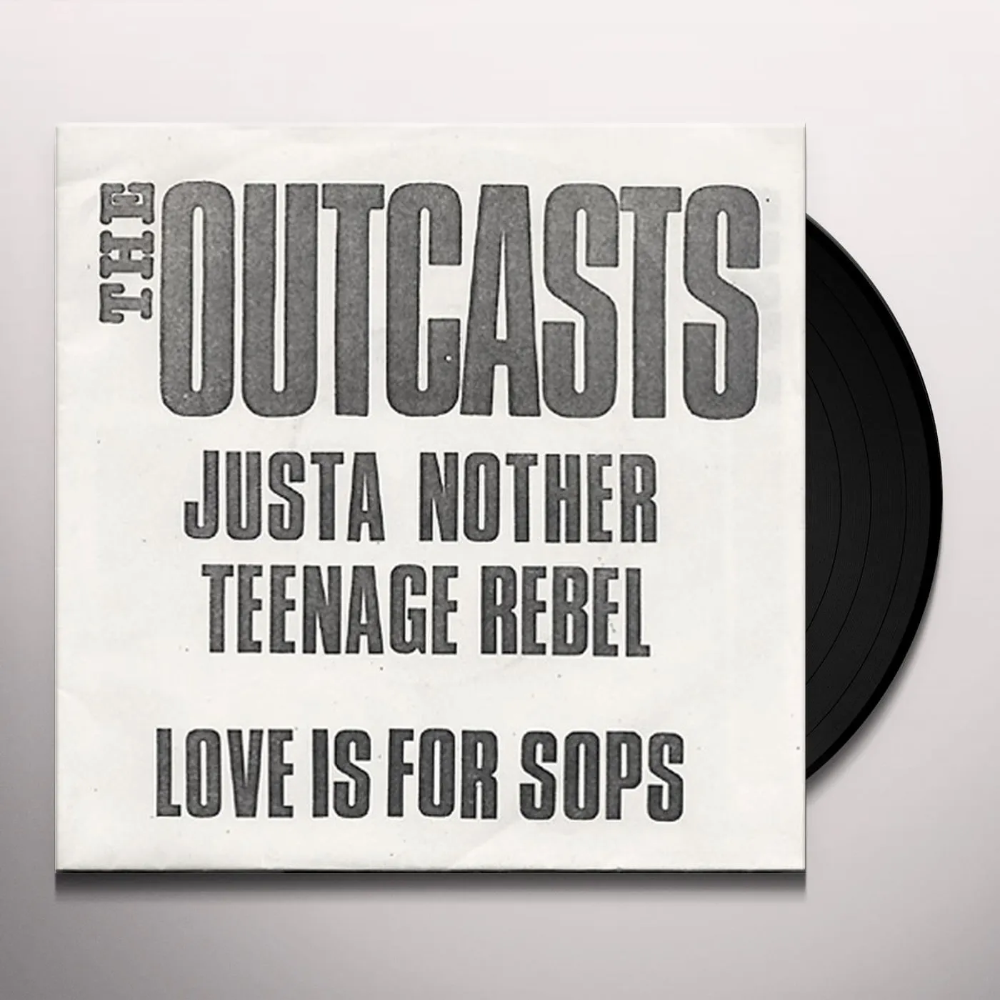 Outcasts JUST ANOTHER TEENAGE REBEL Vinyl Record