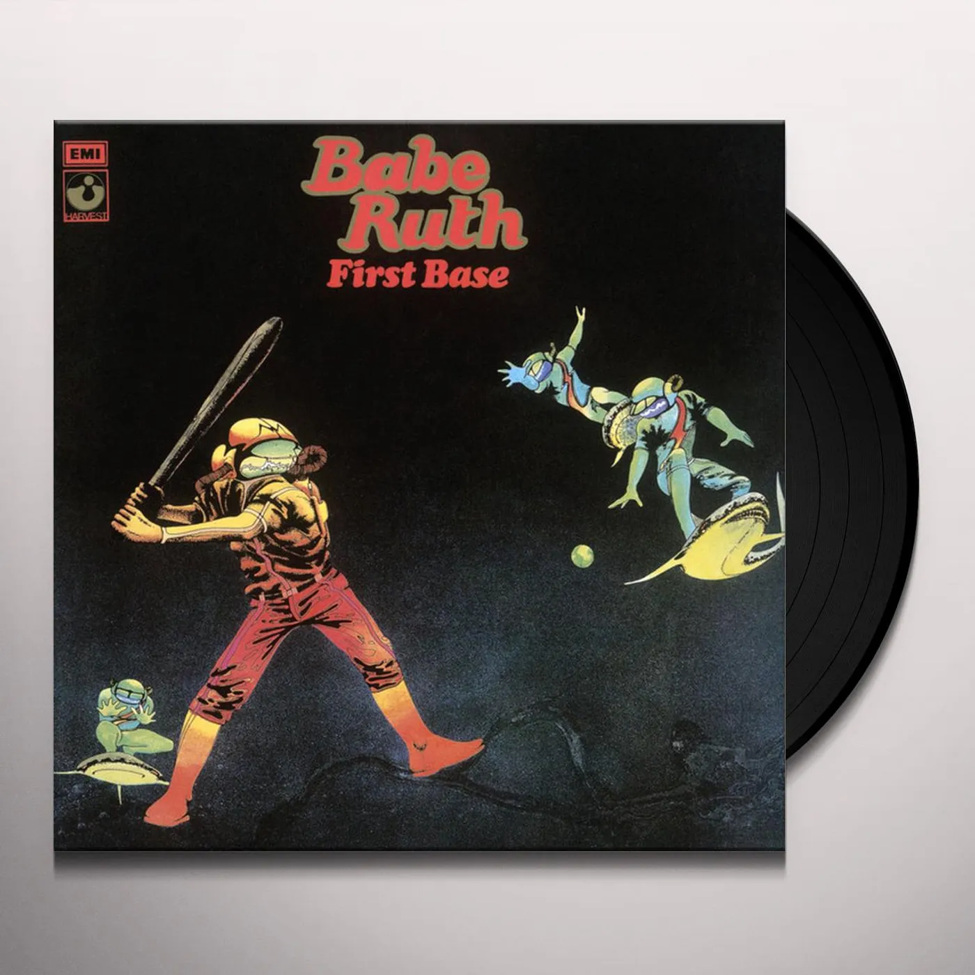 Babe Ruth FIRST BASE Vinyl Record - Italy Release