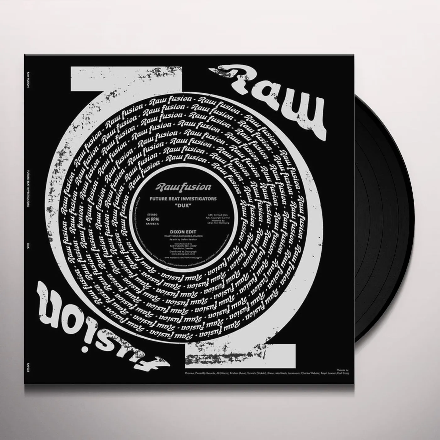 Future Beat Investigators Duk Vinyl Record