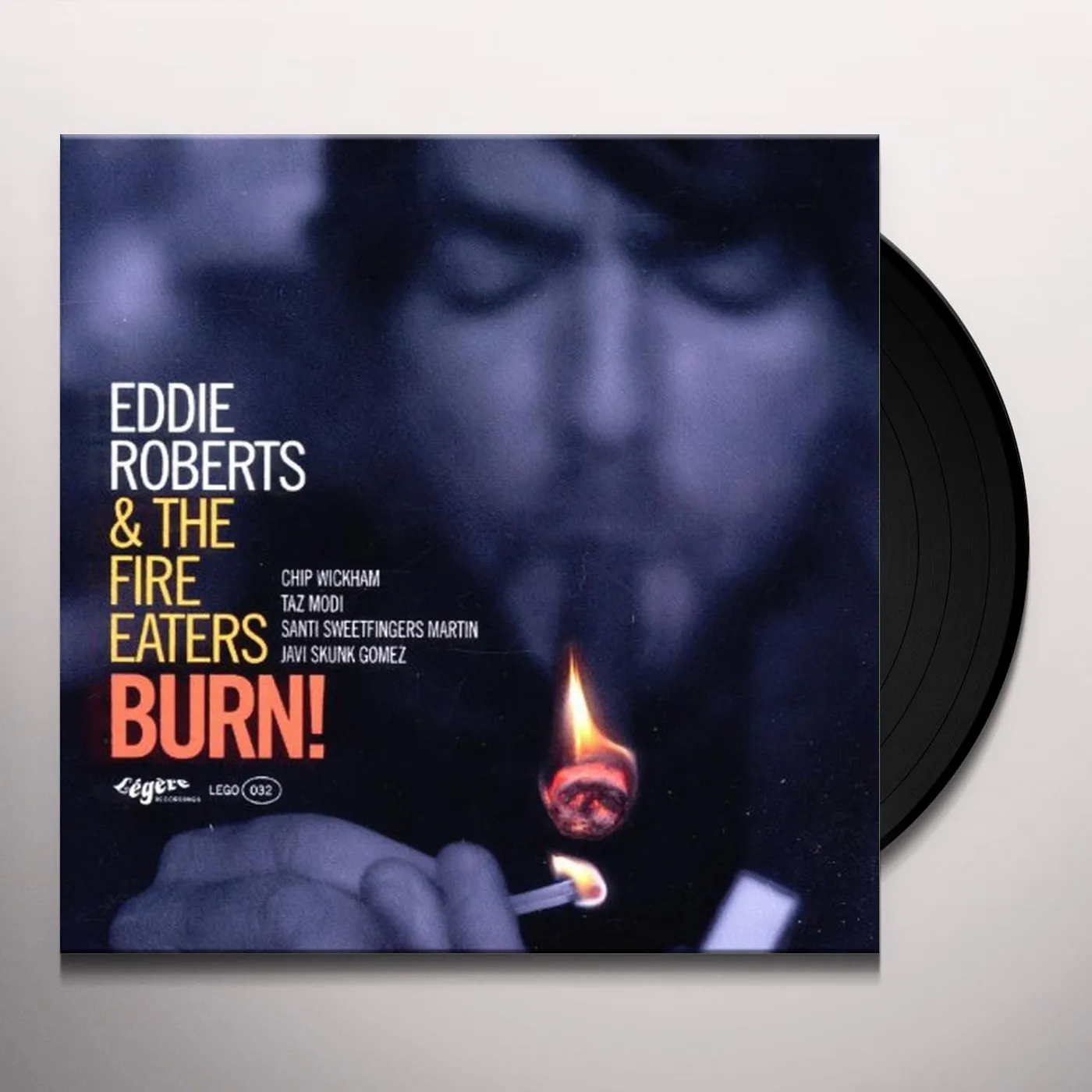 Eddie Roberts BURN Vinyl Record