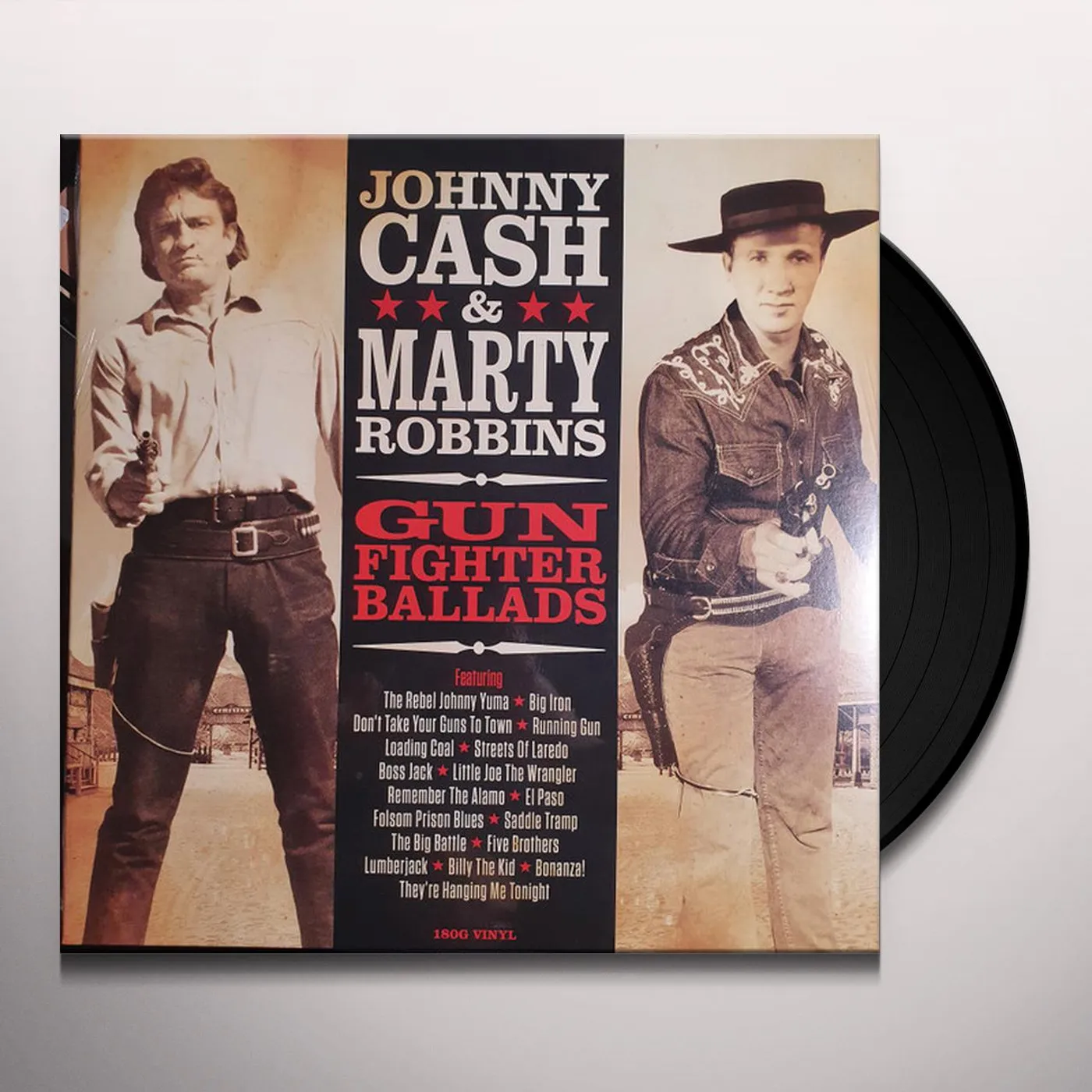 Johnny Cash & Marty Robbins GUNFIGHTER BALLADS (180G) Vinyl Record