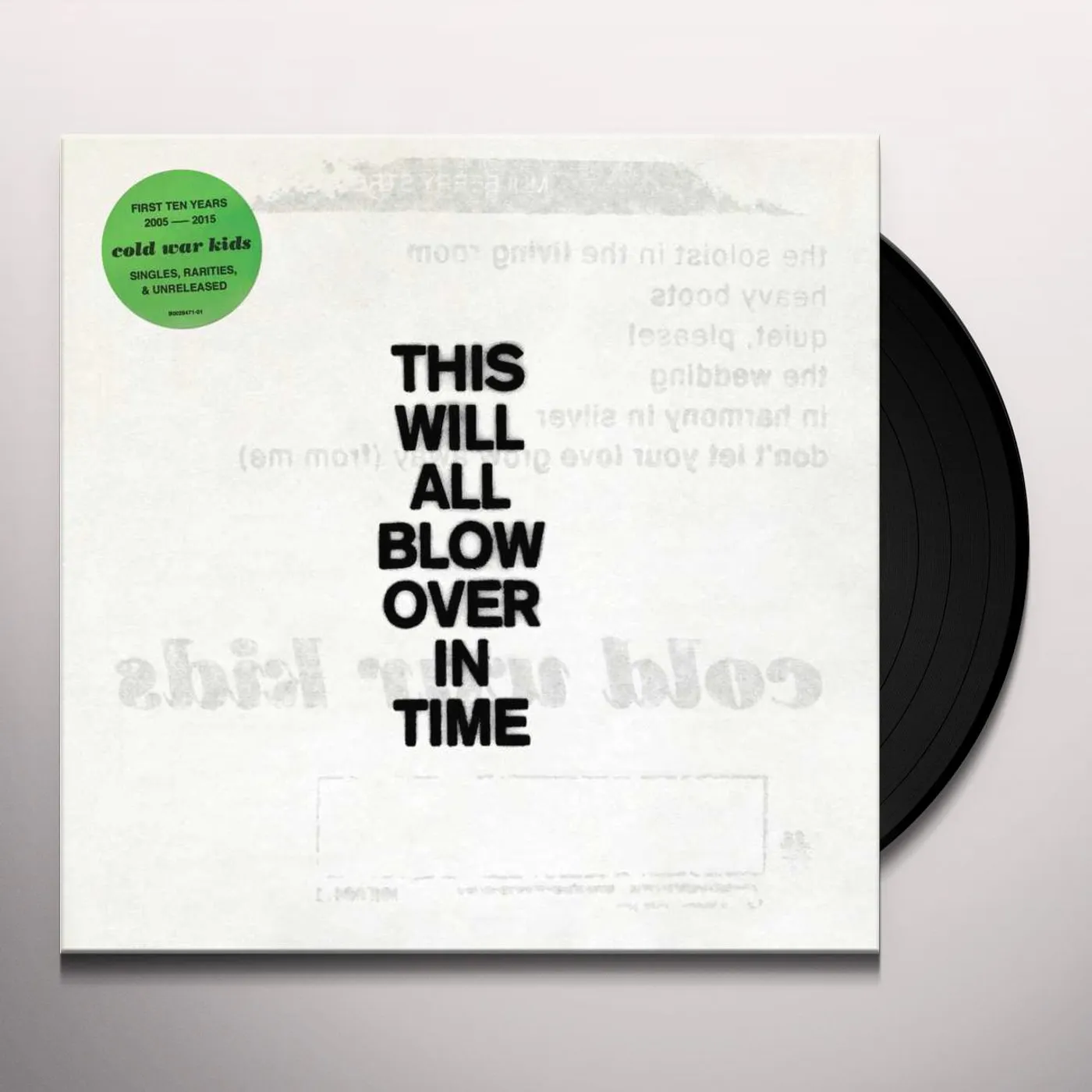 Cold War Kids This Will All Blow Over In Time Vinyl Record