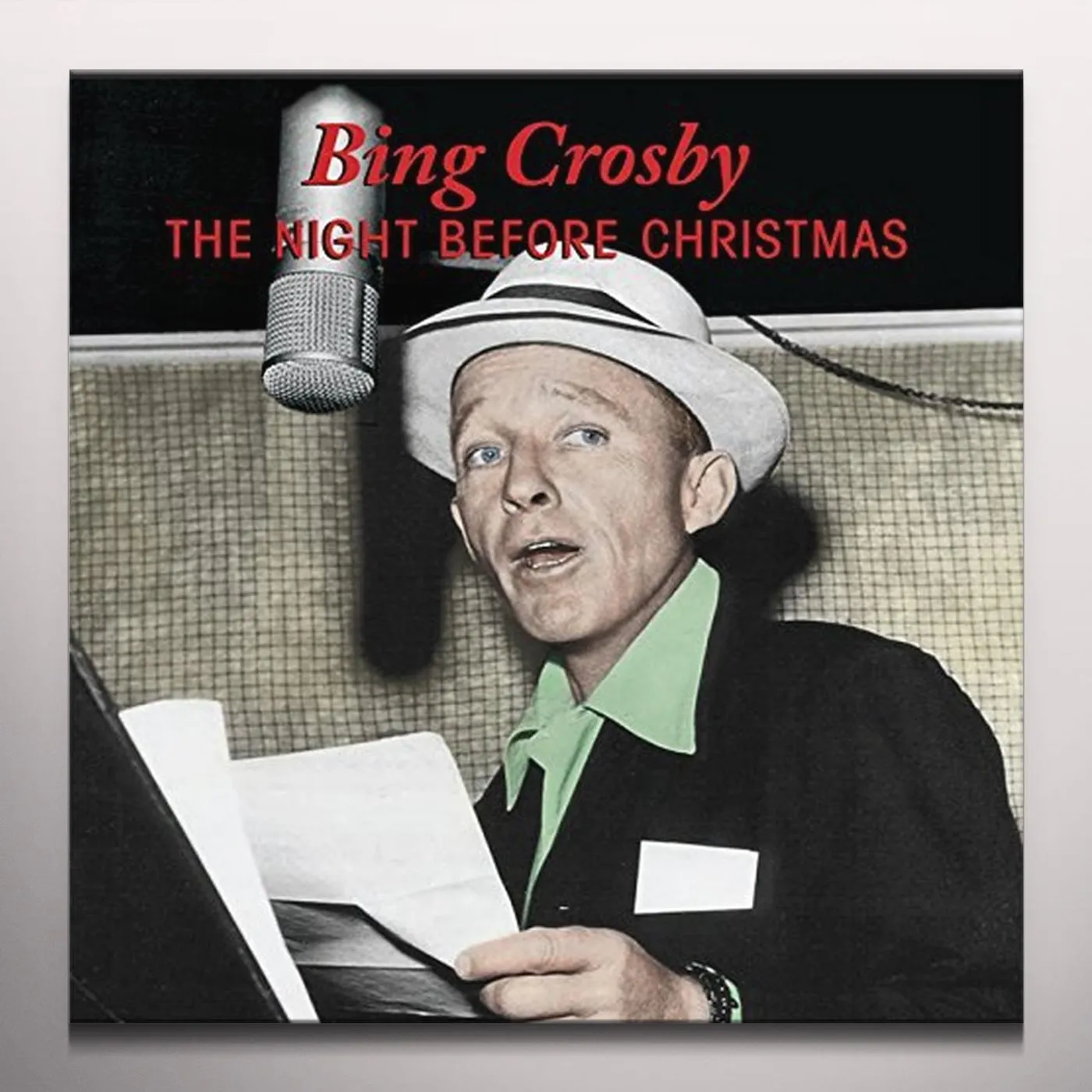 Bing Crosby & Kathryn Crosby NIGHT BEFORE CHRISTMAS Vinyl Record - 10 Inch Single, Colored Vinyl, Green Vinyl