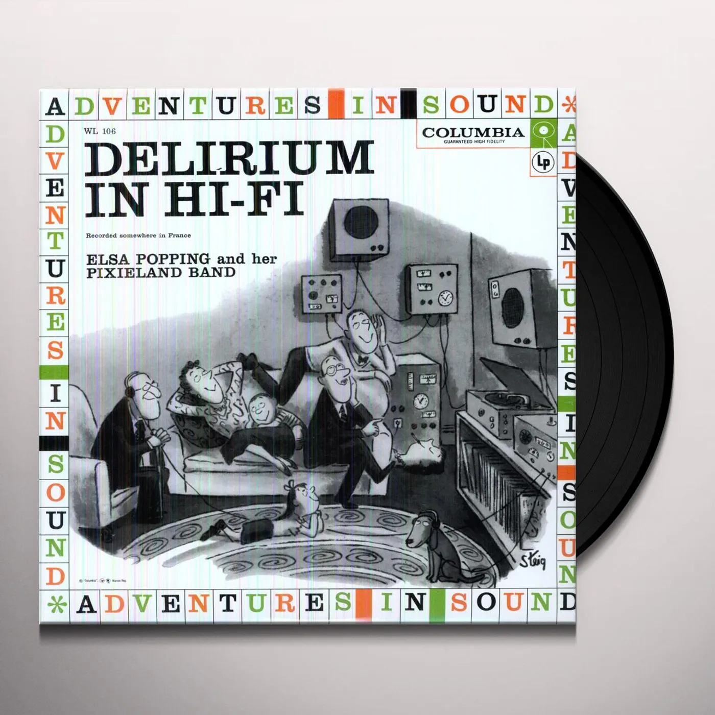 Delirium In Hi-Fi ELSA POPPING & HER PIXIELAND BAND Vinyl Record
